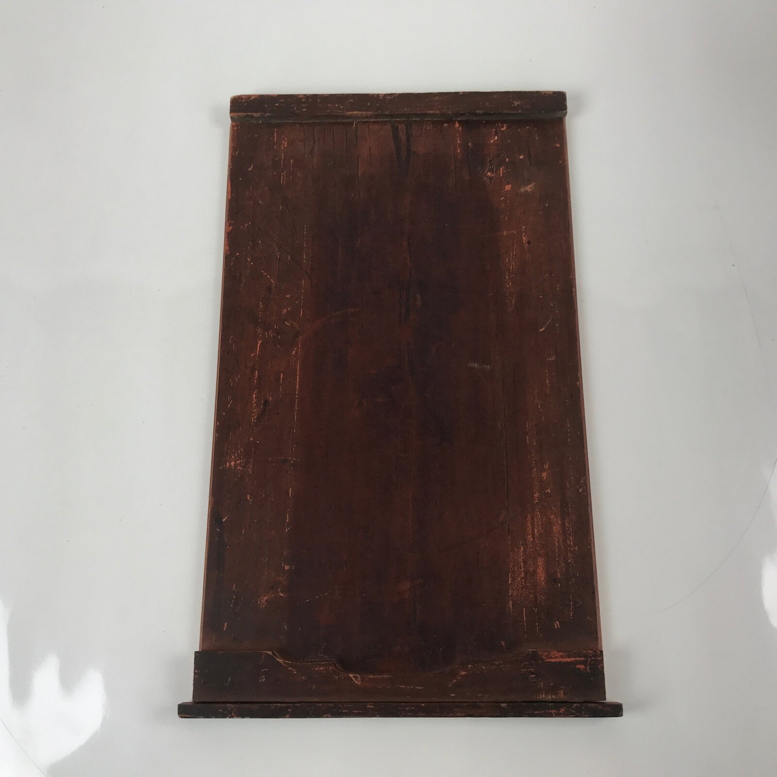 Vintage Japanese Wooden Lidded Storage Box Inside 21.5x23.5x40.5cm Brown X131