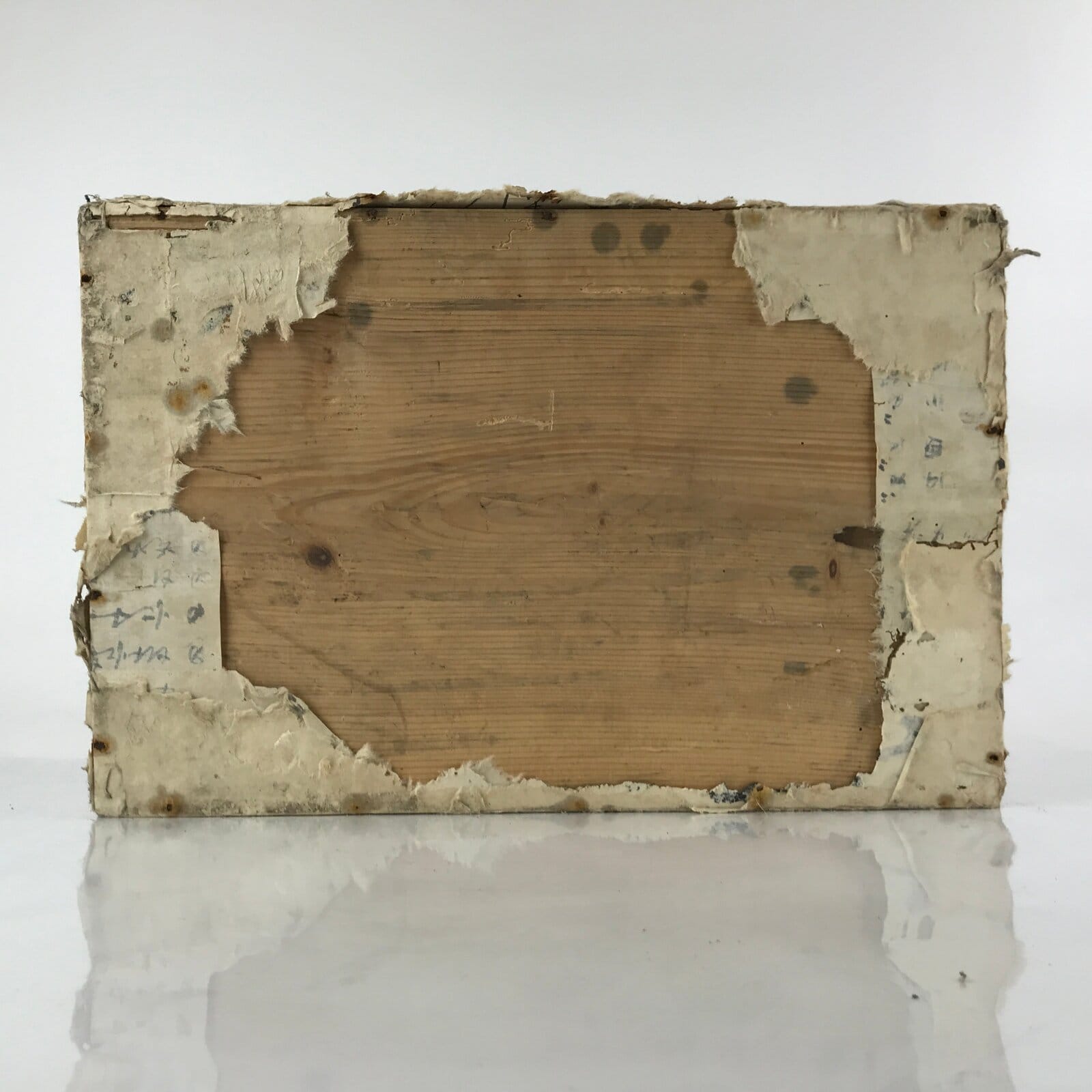 Vintage Japanese Wooden Lidded Storage Box Inside 28x43.5x14.5cm Brown X113