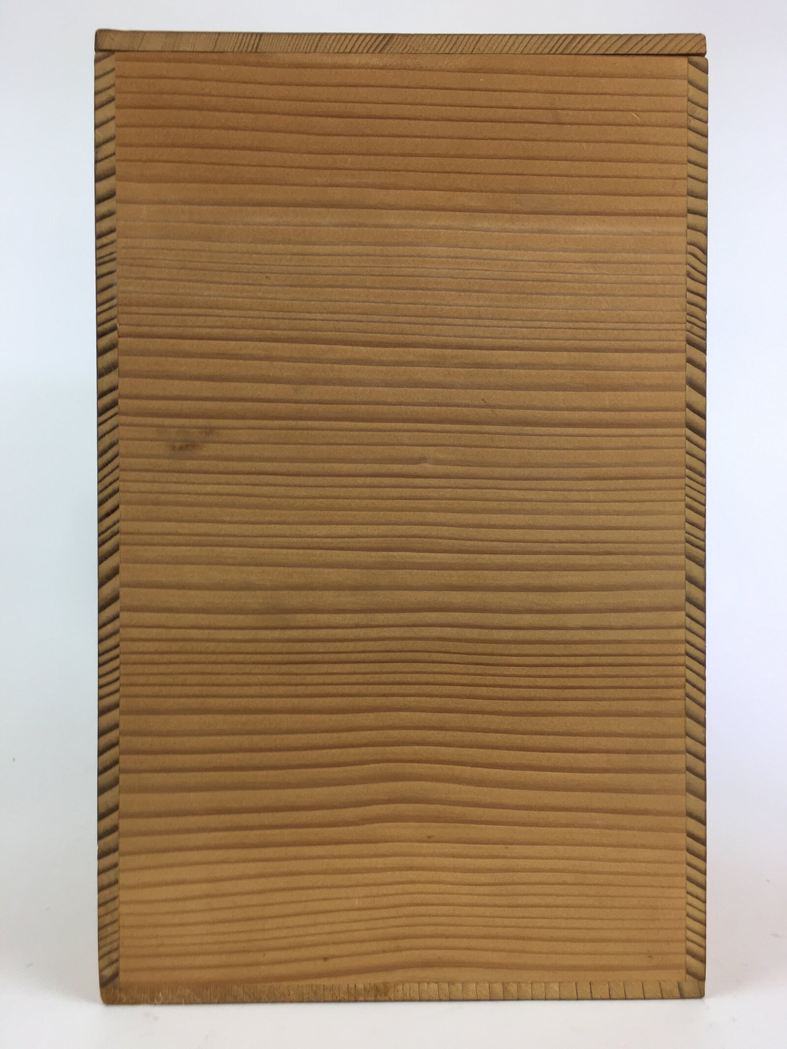 Vintage Japanese Wooden Vase Storage Box Inside 20.5x20x33.5cm WB960