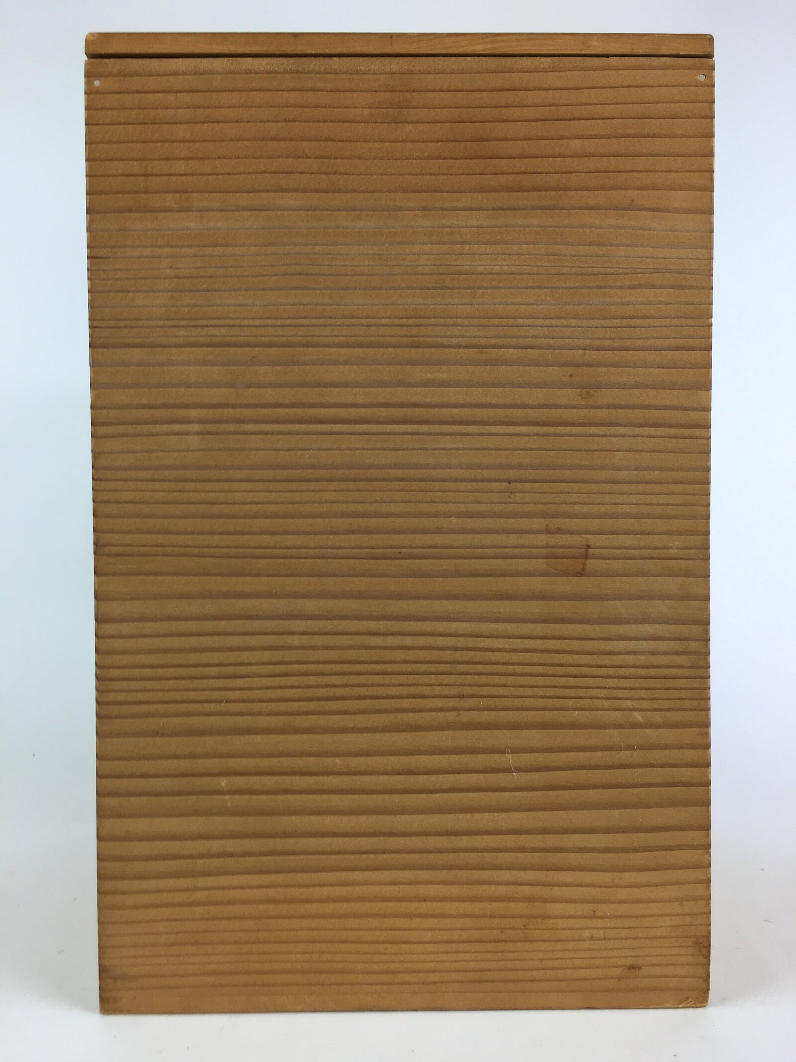 Vintage Japanese Wooden Vase Storage Box Inside 20.5x20x33.5cm WB960