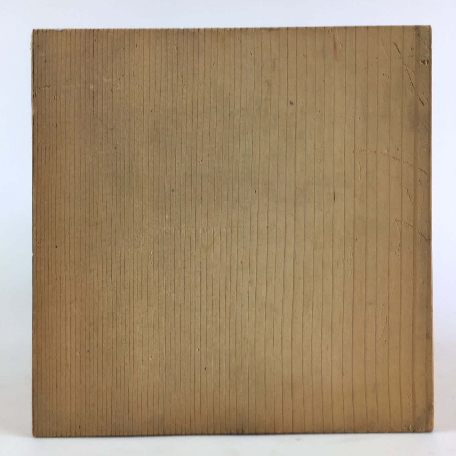 Vintage Japanese Wooden Vase Storage Box Inside 20.5x20x33.5cm WB960