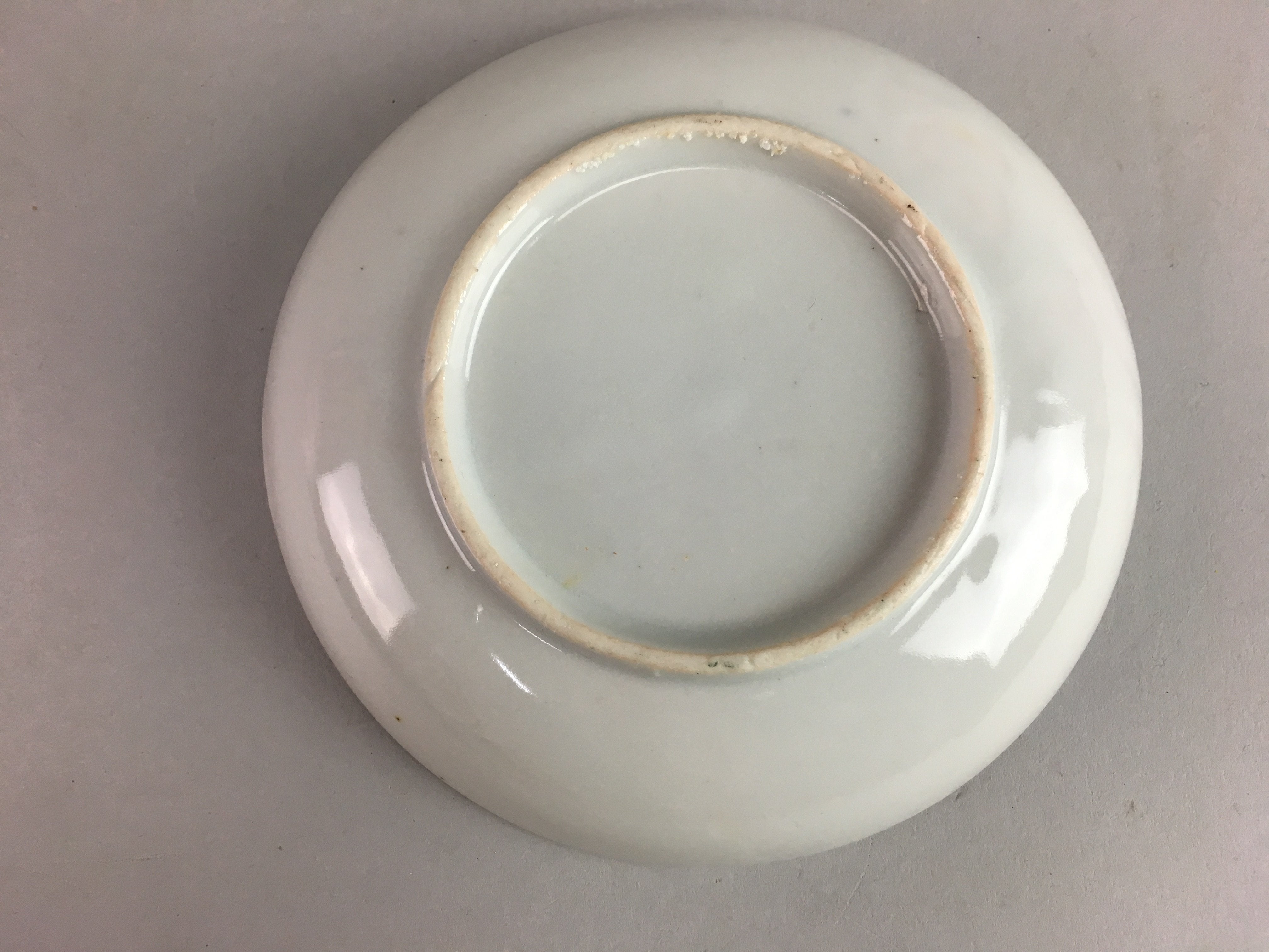 Vtg Japanese Porcelain Plate Chrysanthemum Sparrow Flower Bird Hand painted PT49