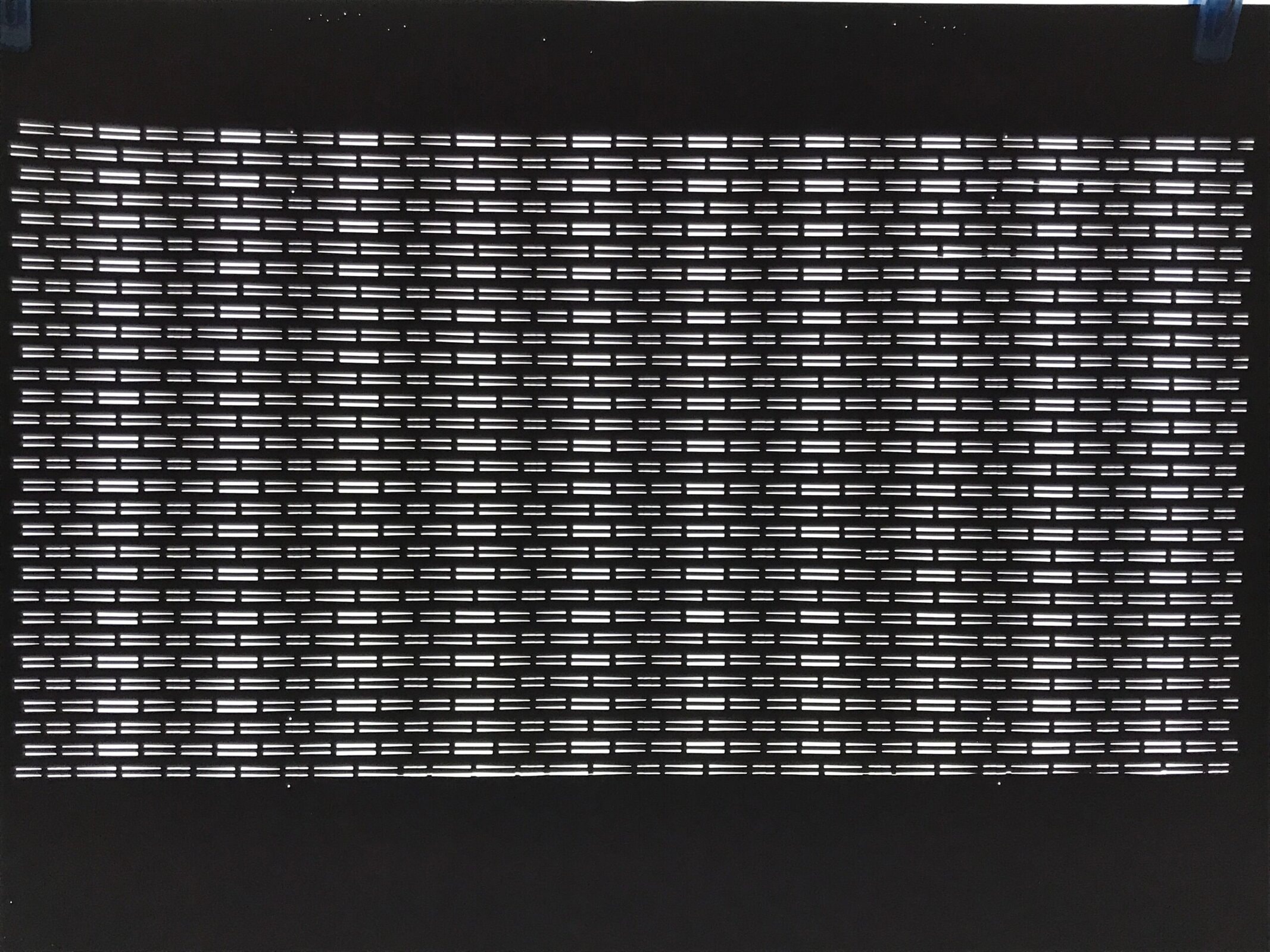 Antique Japanese Ise Katagami Paper Kimono Stencil Horizontal Line Design A754