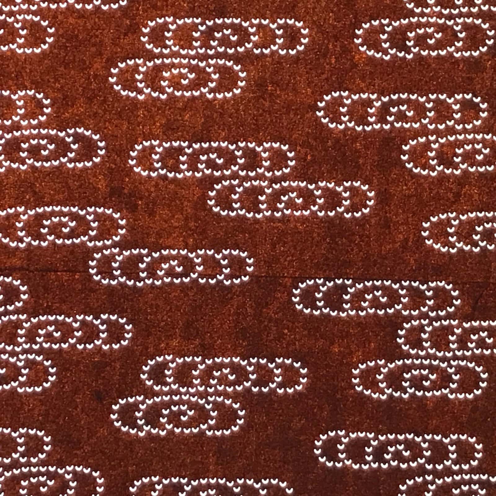 Antique Japanese Ise Katagami Paper Kimono Stencil Kanzemizu Swirling Water A749