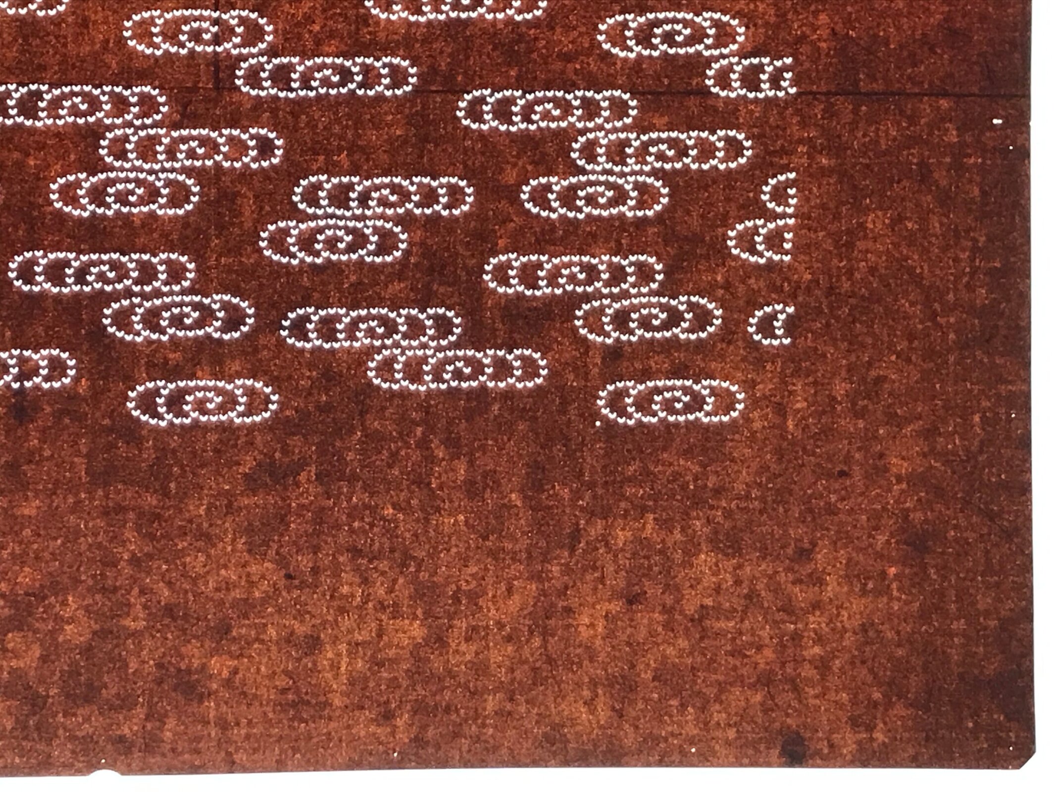 Antique Japanese Ise Katagami Paper Kimono Stencil Kanzemizu Swirling Water A749