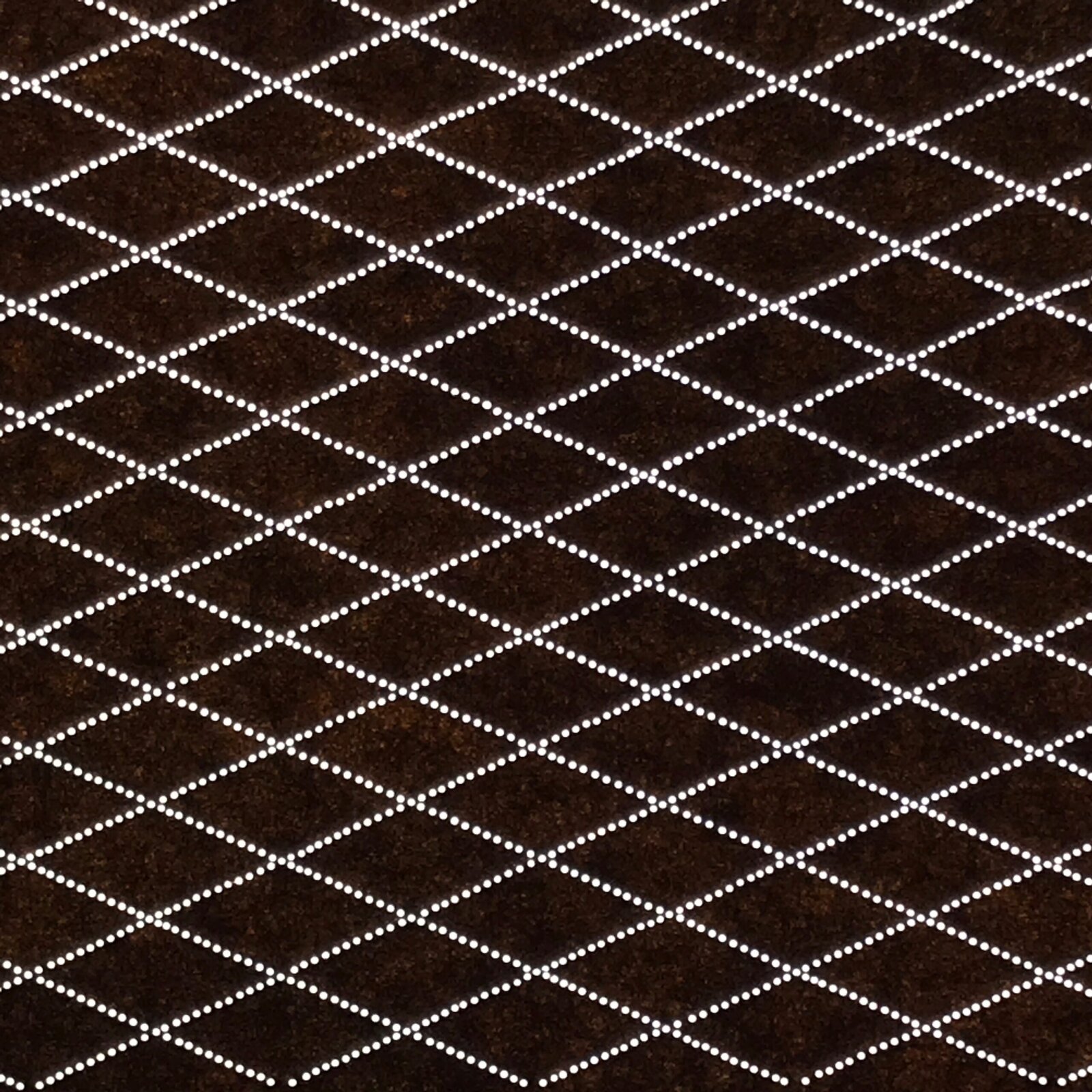 Antique Japanese Ise Katagami Paper Kimono Stencil Katazome Diamond Grid A868