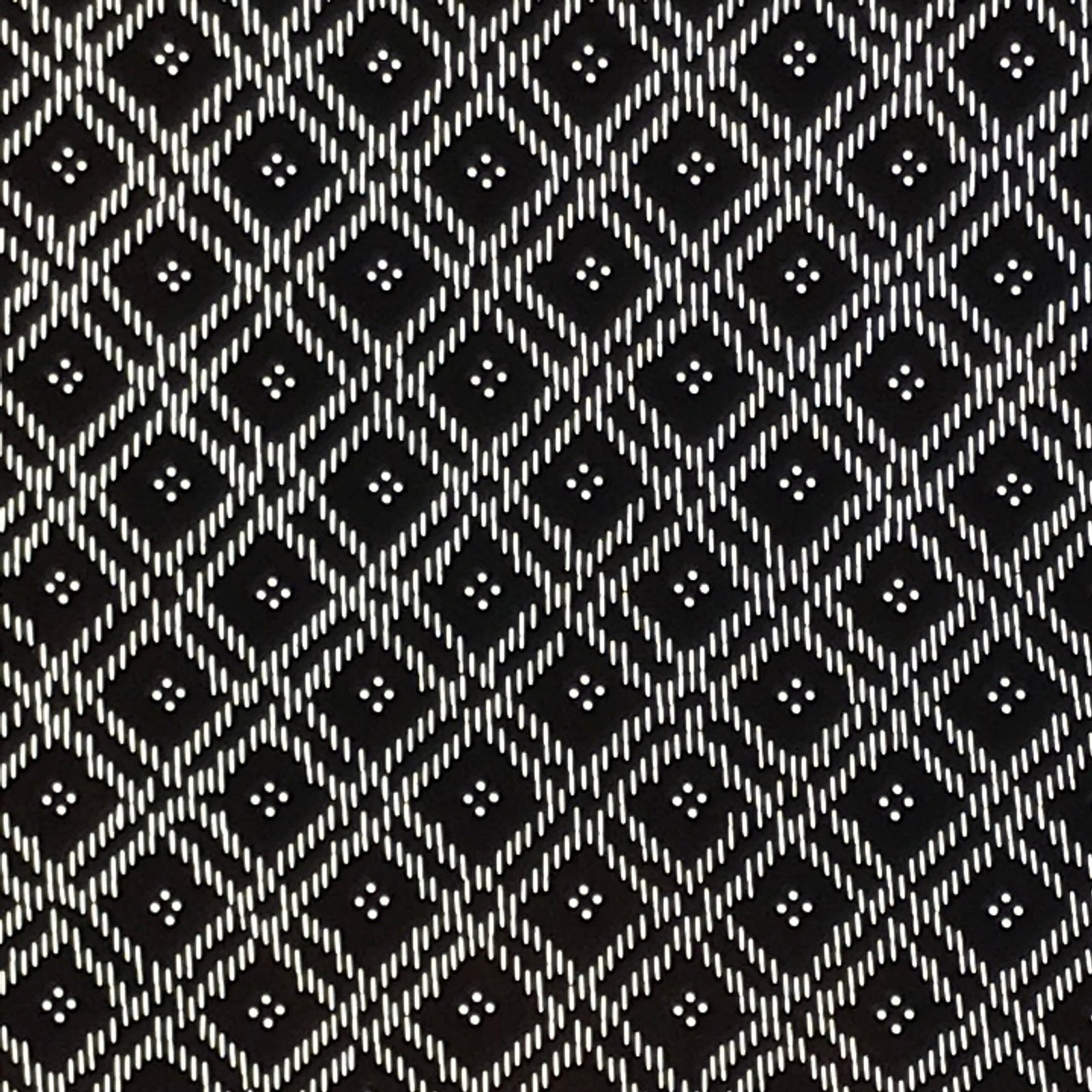 Antique Japanese Ise Katagami Paper Kimono Stencil Katazome Diamond Grid A878