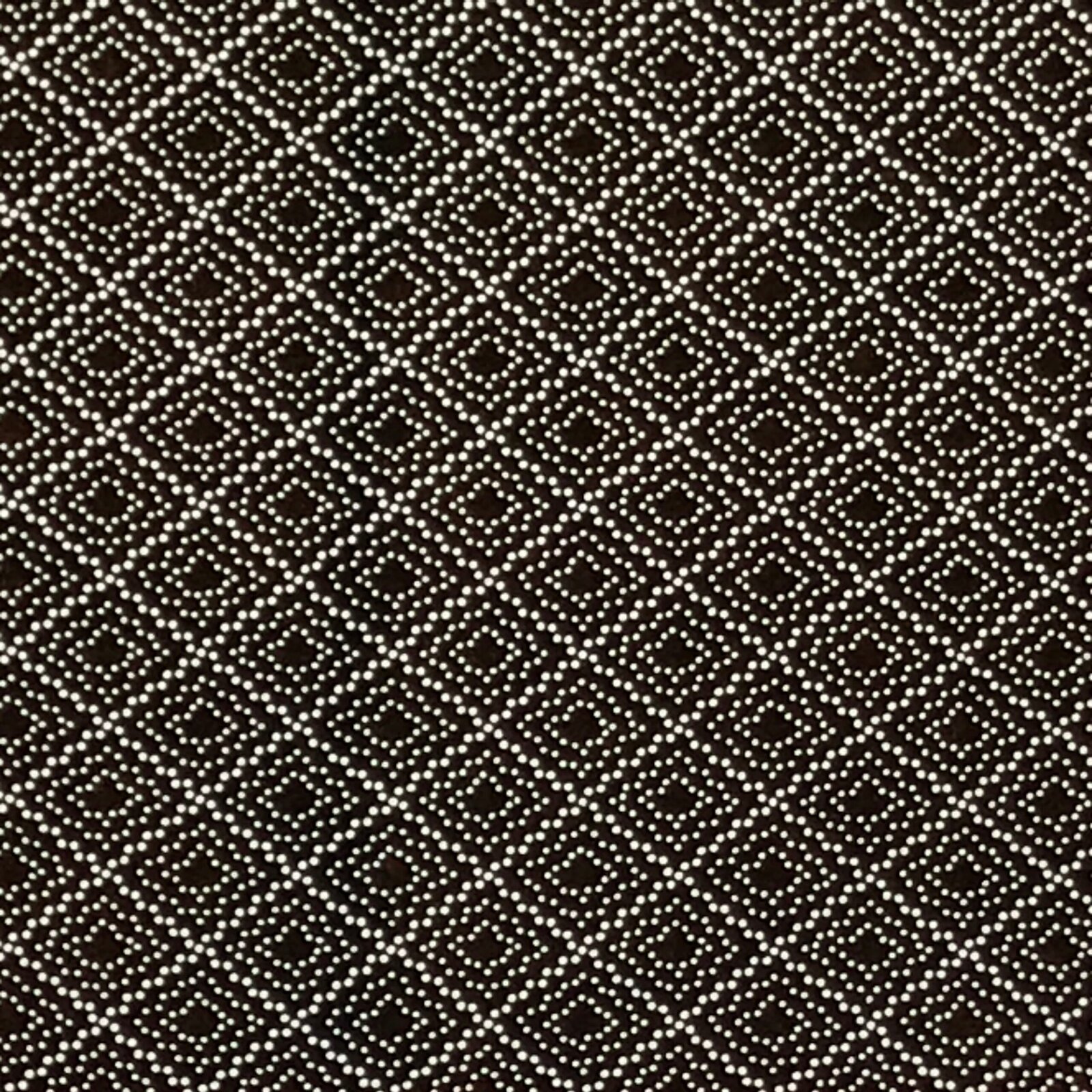 Antique Japanese Ise Katagami Paper Kimono Stencil Katazome Diamond Pattern A828