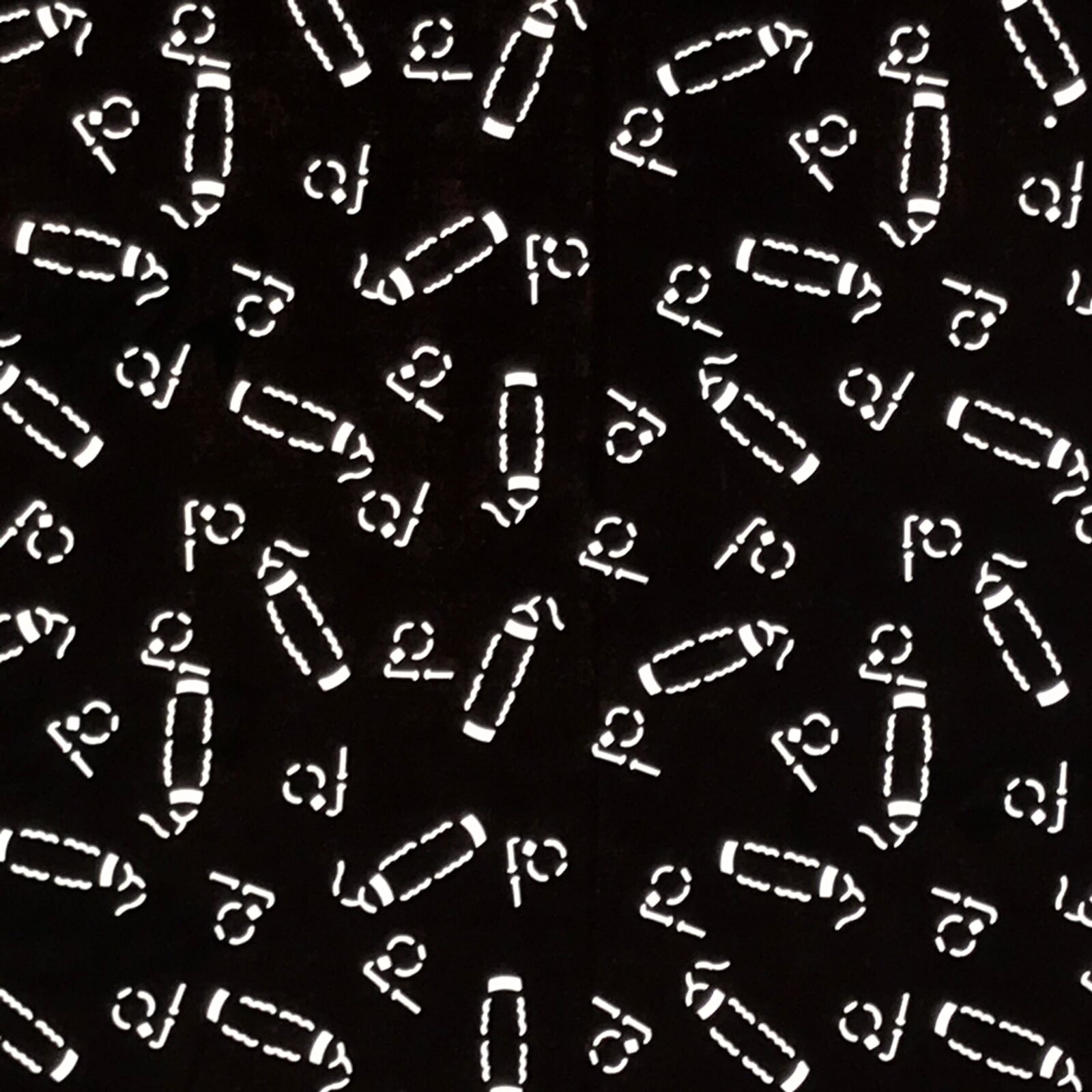 Antique Japanese Ise Katagami Paper Kimono Stencil Katazome Firework Hanabi A841