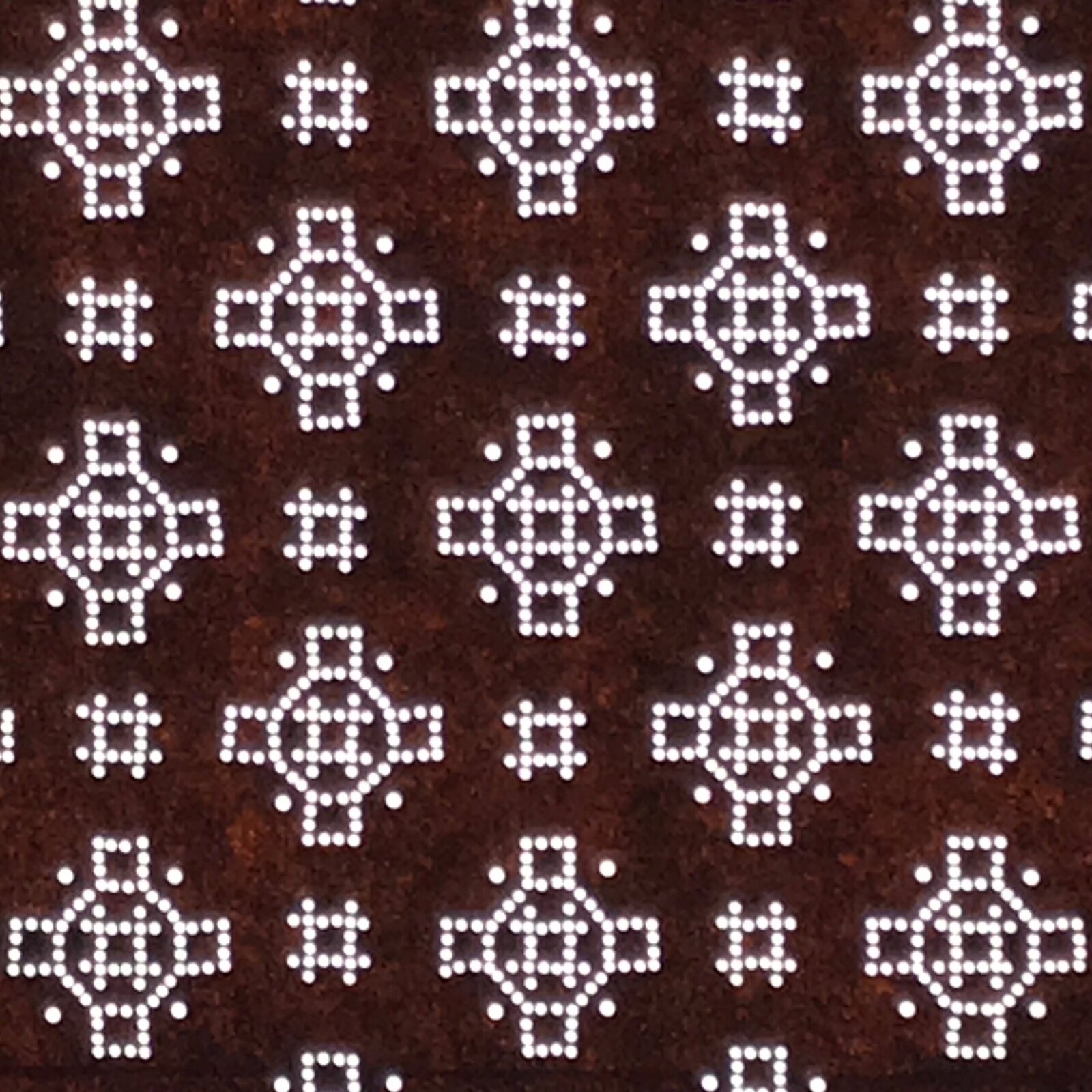 Antique Japanese Ise Katagami Paper Kimono Stencil Katazome Igeta Hash Well A875