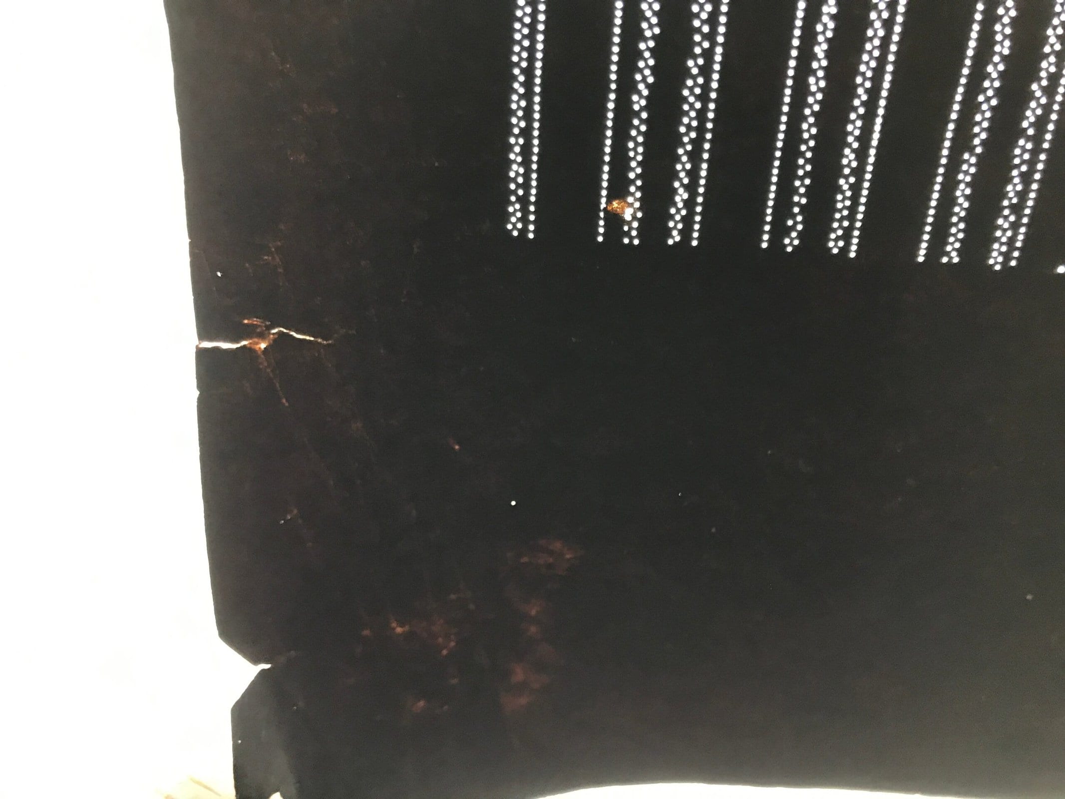 Antique Japanese Ise Katagami Paper Kimono Stencil Katazome Vertical Stripe A837