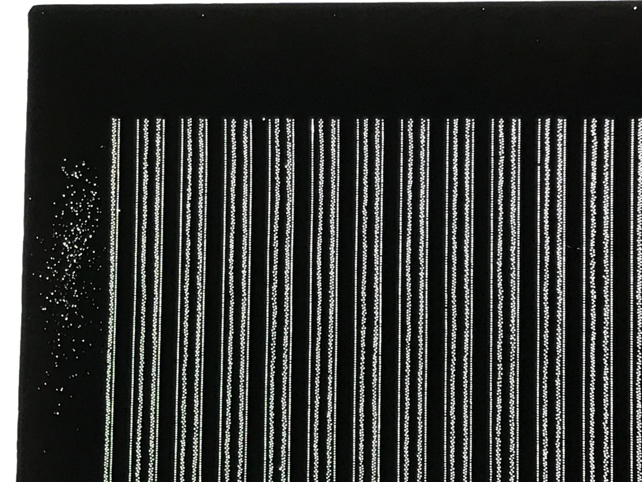 Antique Japanese Ise Katagami Paper Kimono Stencil Katazome Vertical Stripe A837