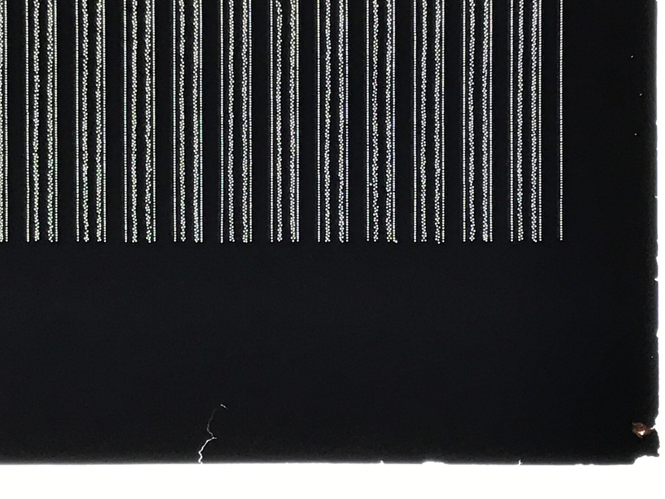 Antique Japanese Ise Katagami Paper Kimono Stencil Katazome Vertical Stripe A837