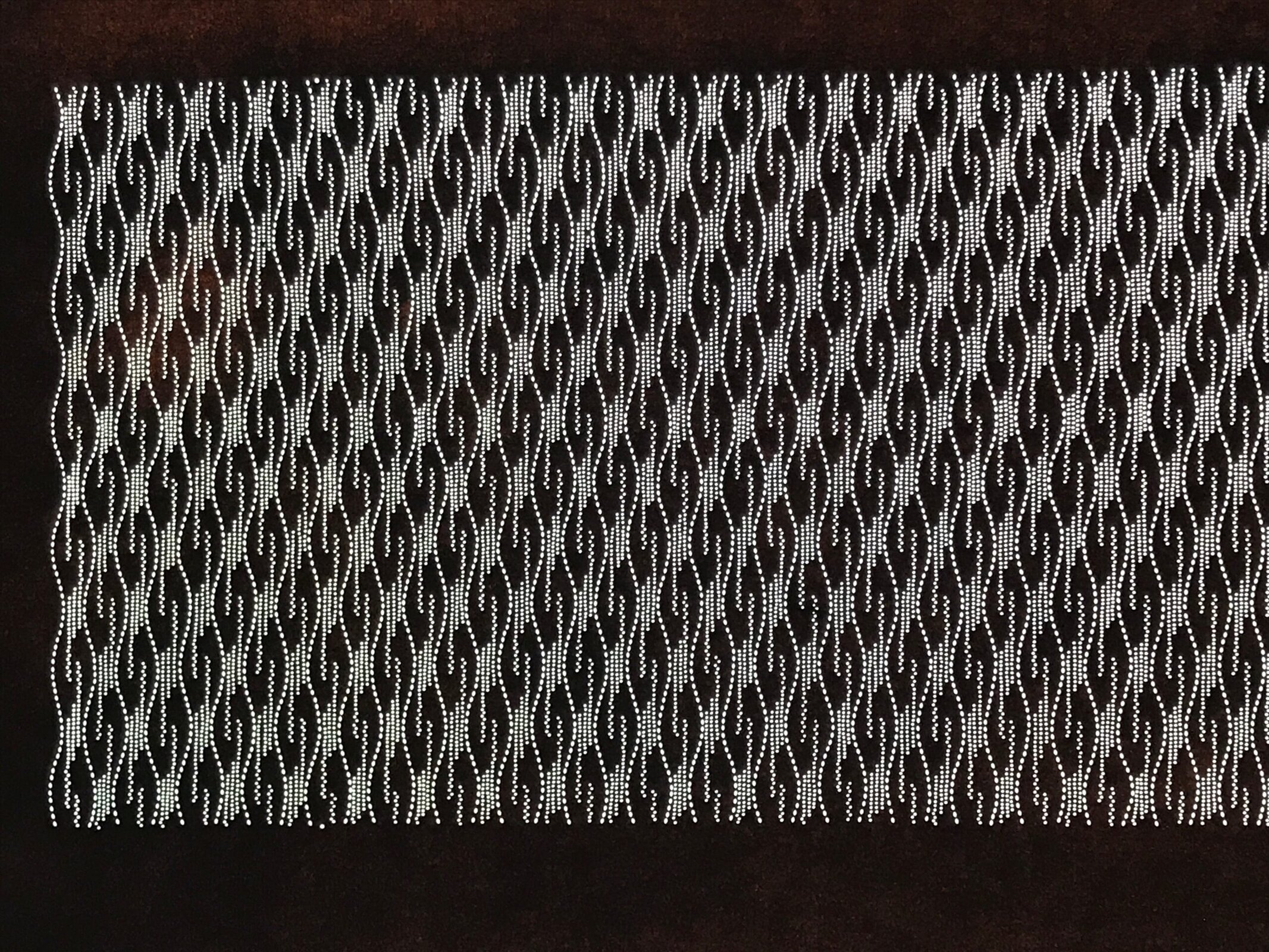 Antique Japanese Ise Katagami Paper Kimono Stencil Tatewaku Rising Steam A882