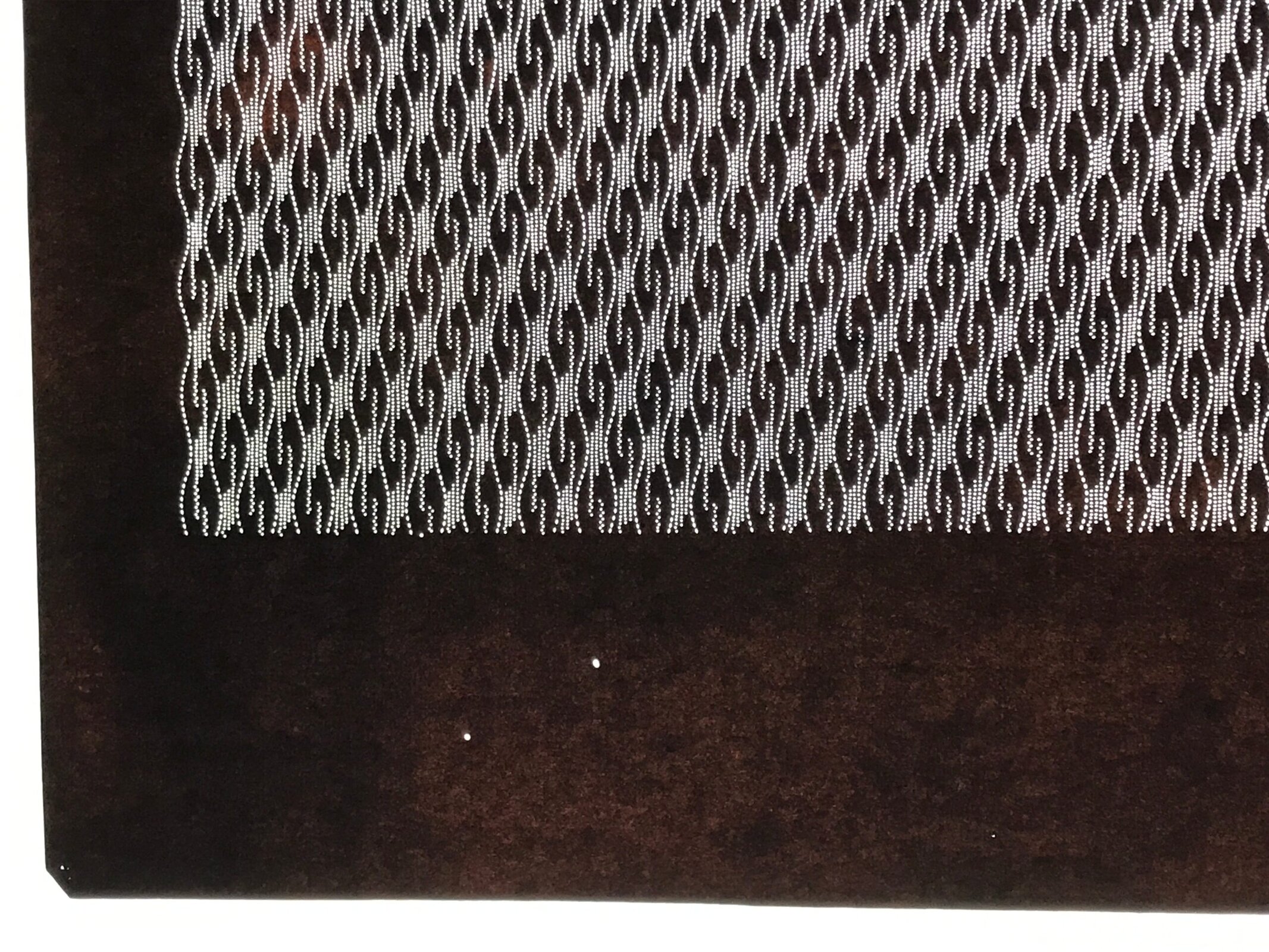 Antique Japanese Ise Katagami Paper Kimono Stencil Tatewaku Rising Steam A882