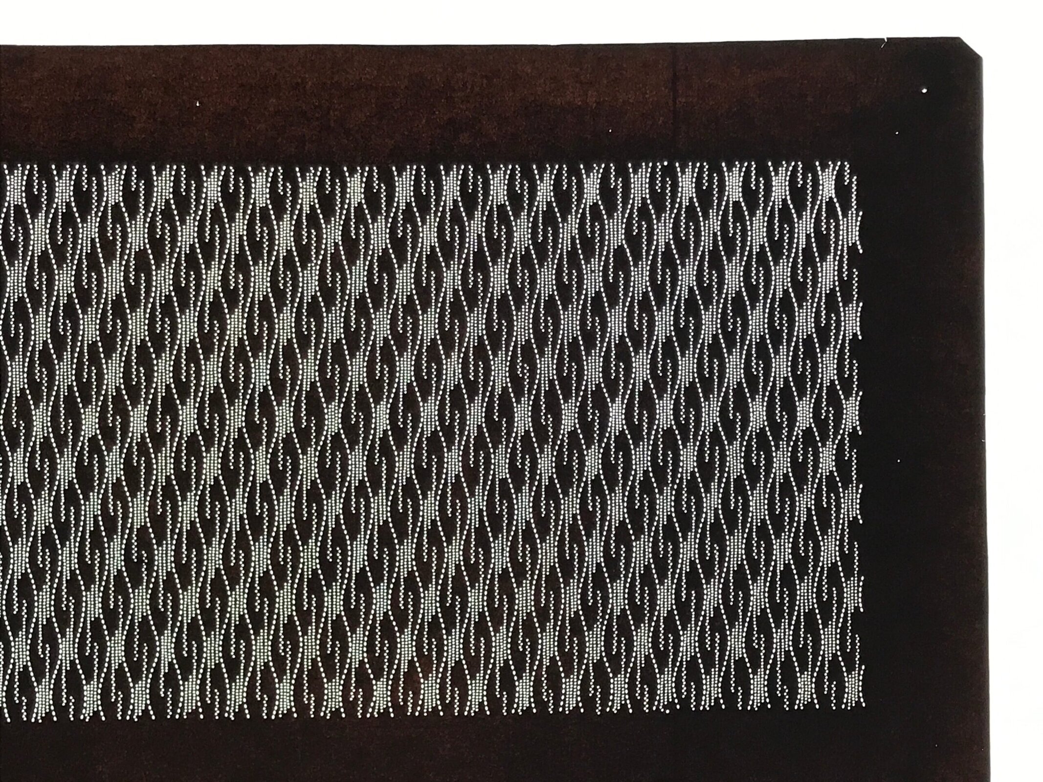 Antique Japanese Ise Katagami Paper Kimono Stencil Tatewaku Rising Steam A882