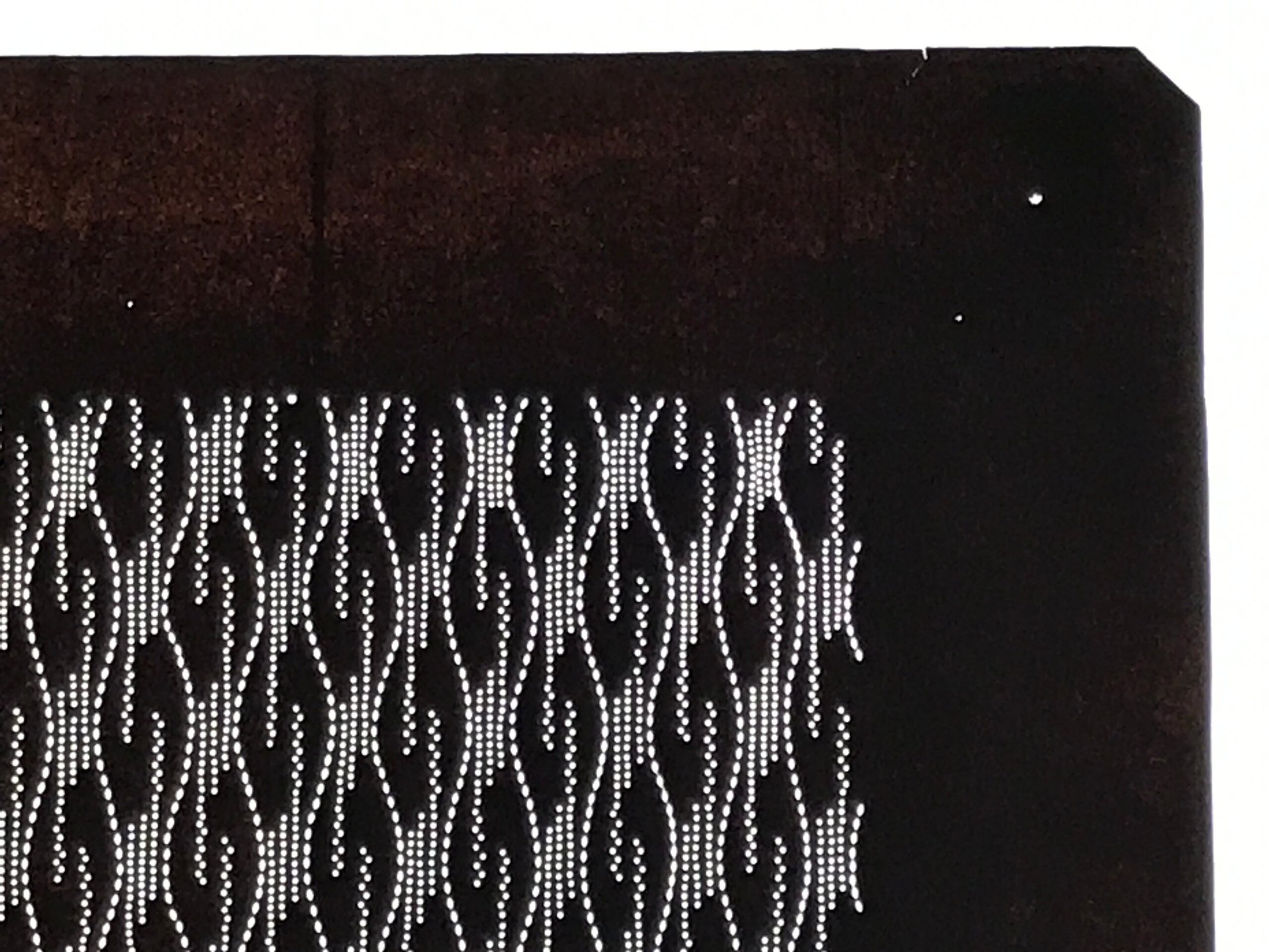 Antique Japanese Ise Katagami Paper Kimono Stencil Tatewaku Rising Steam A882