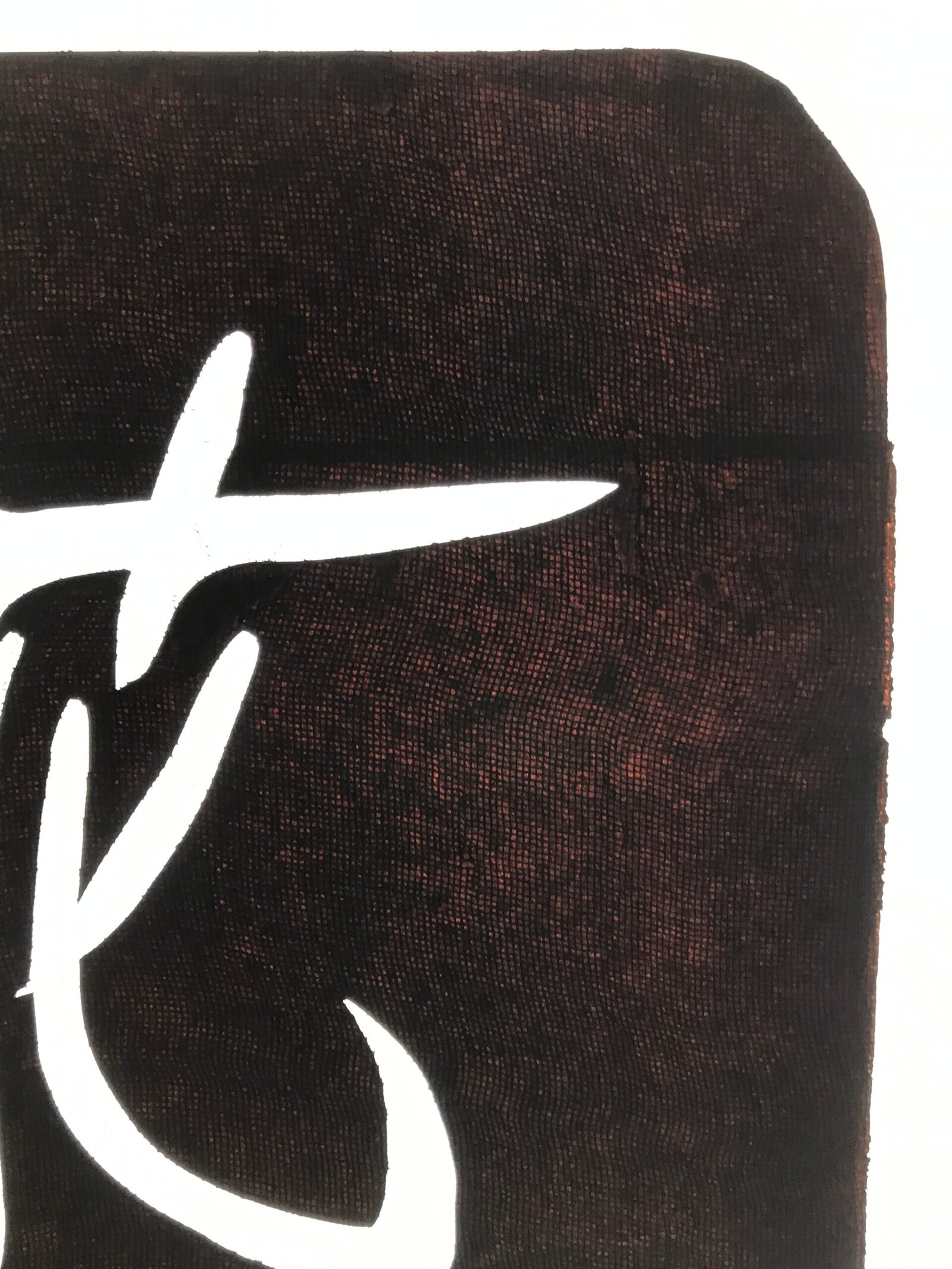 Antique Japanese Katagami Paper Kimono Stencil Katazome Hana Flower Kanji A773