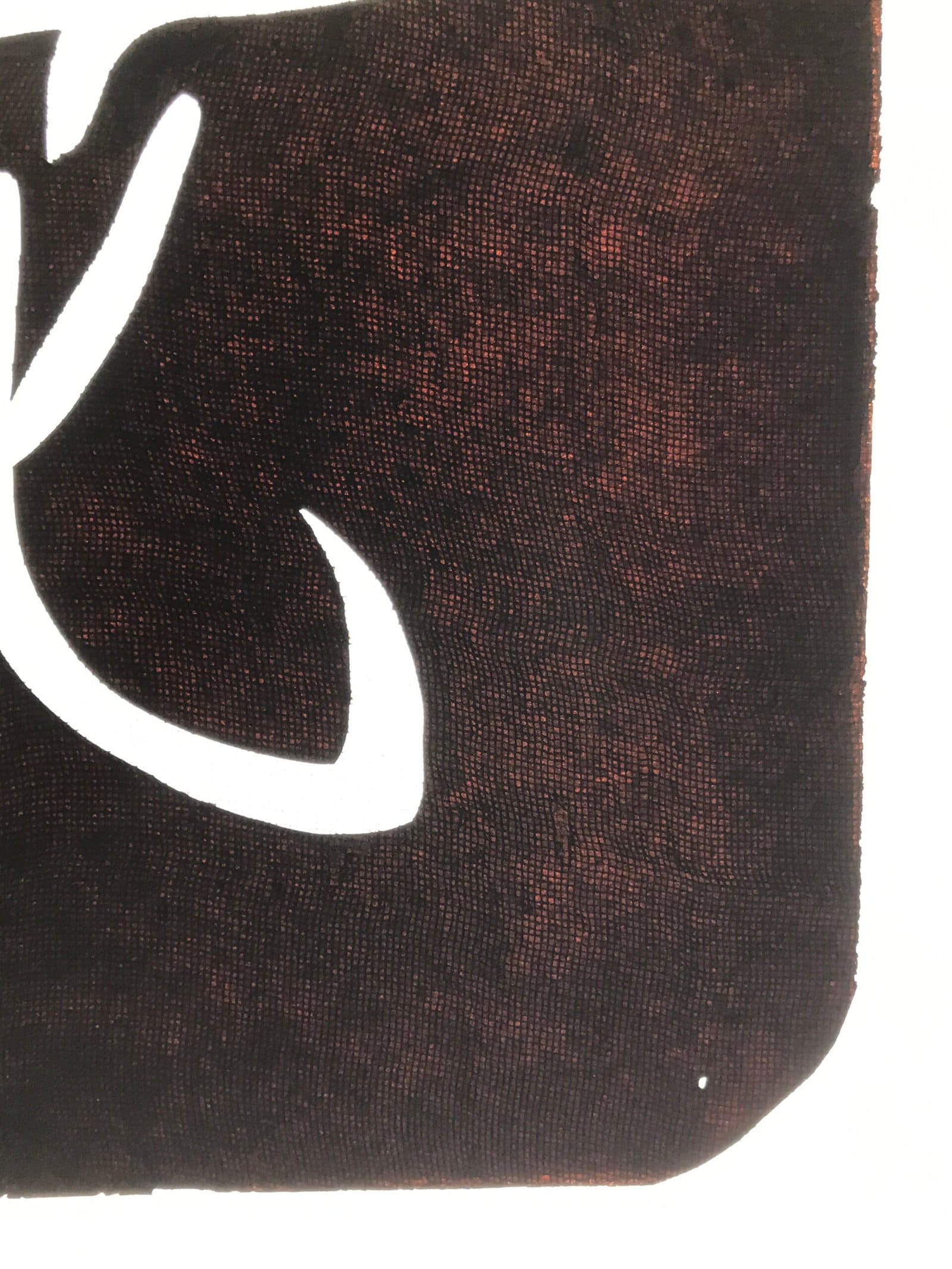 Antique Japanese Katagami Paper Kimono Stencil Katazome Hana Flower Kanji A773