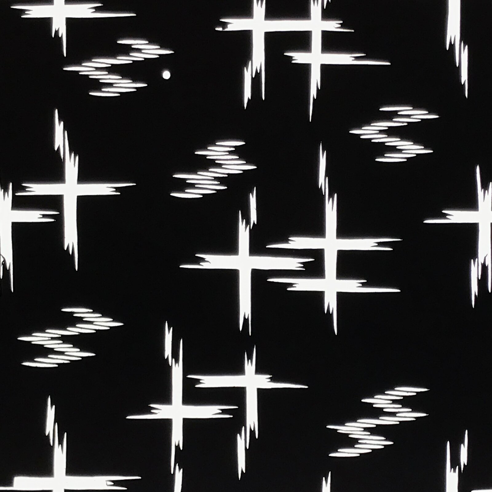 Antique Japanese Katagami Paper Kimono Stencil Katazome Igeta Hash Well A870