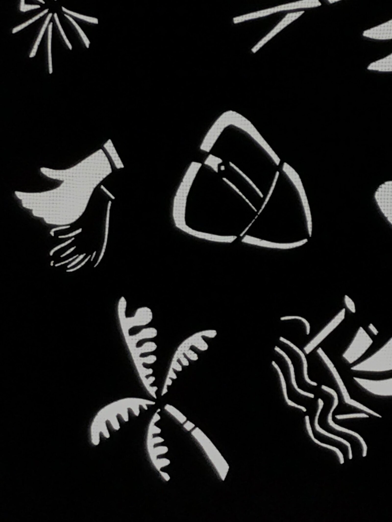 Antique Japanese Katagami Paper Kimono Stencil Katazome Travel Theme Design A802