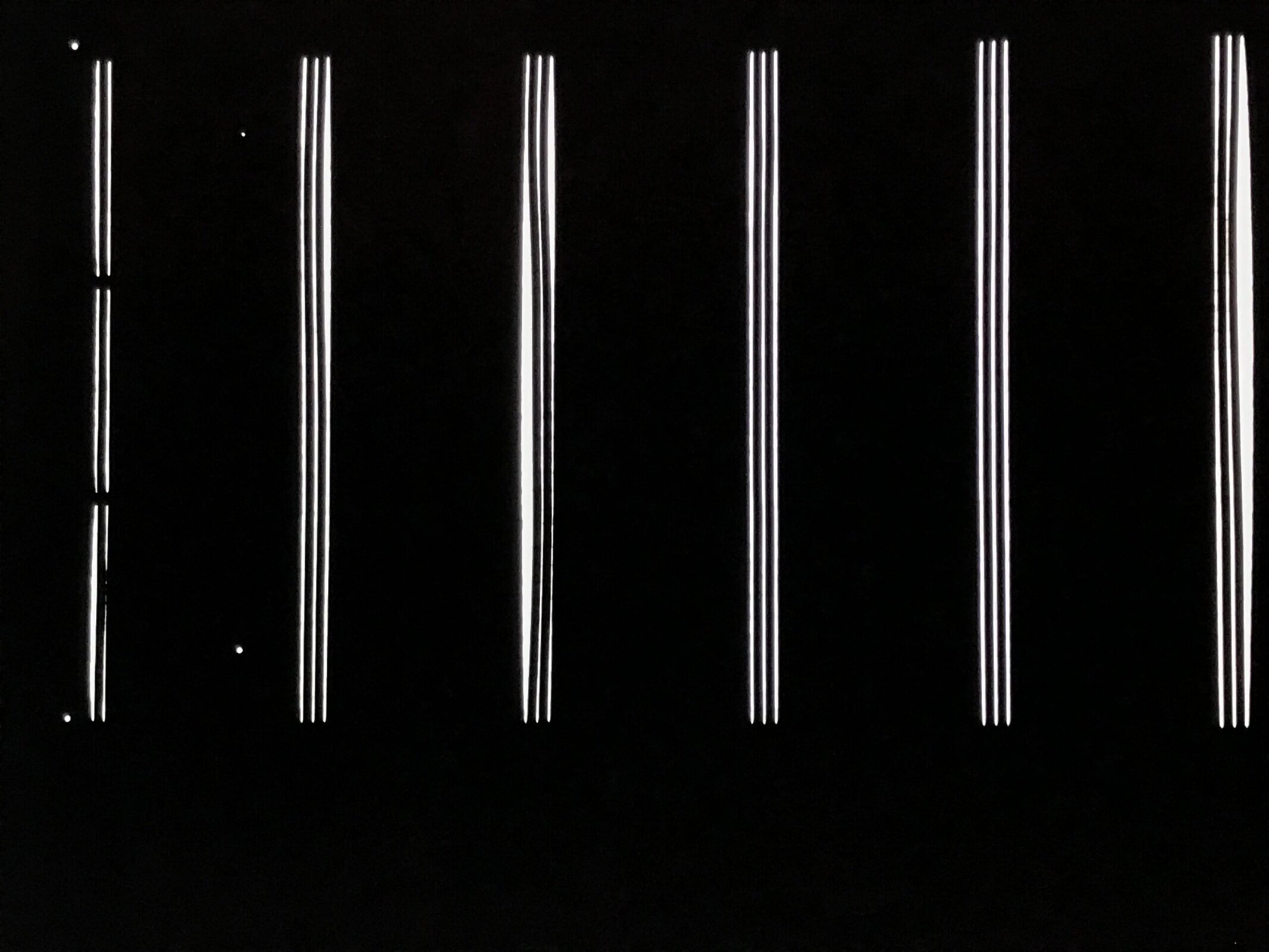 Antique Japanese Katagami Paper Kimono Stencil Katazome Vertical Lines A834