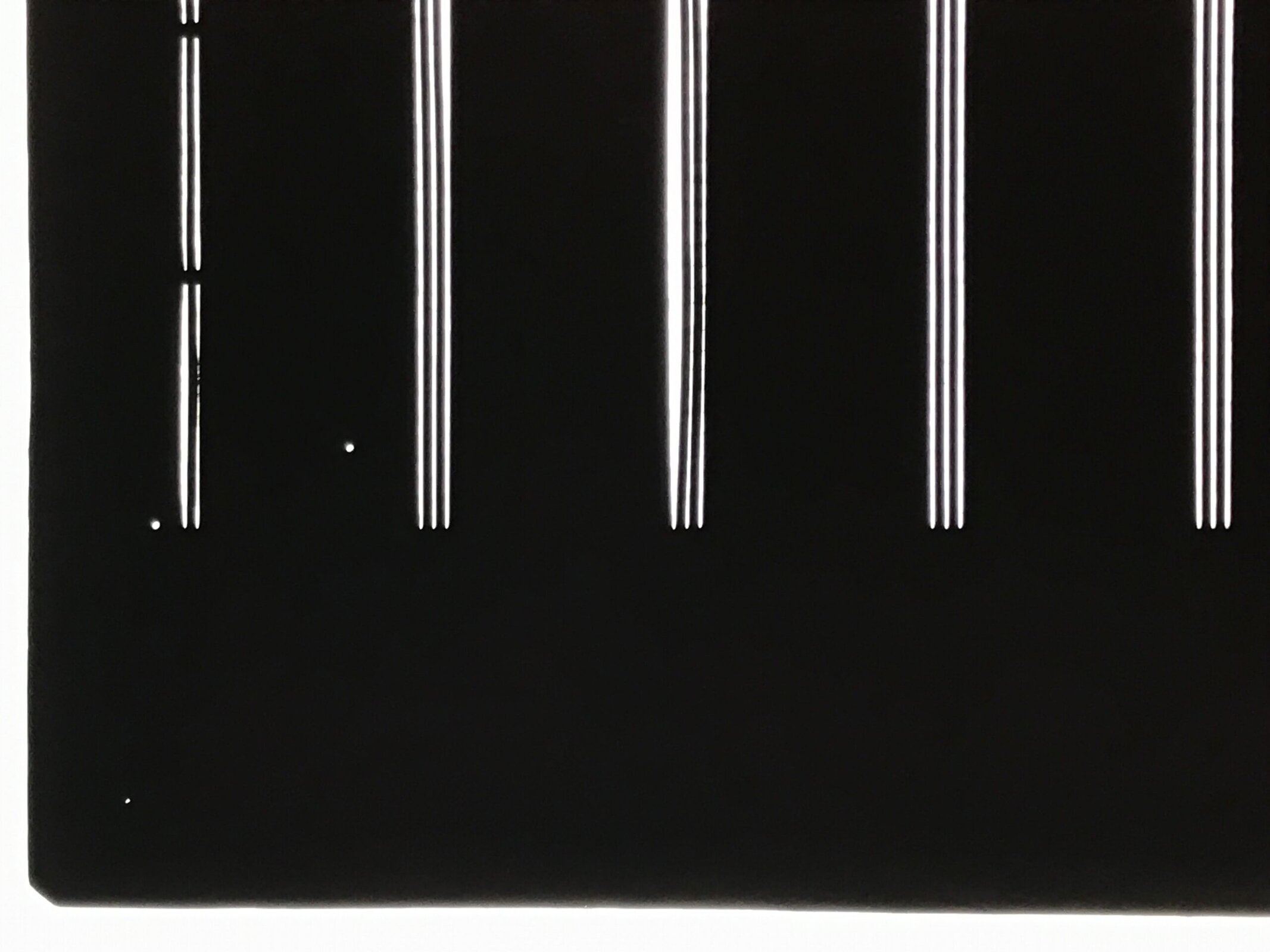 Antique Japanese Katagami Paper Kimono Stencil Katazome Vertical Lines A834