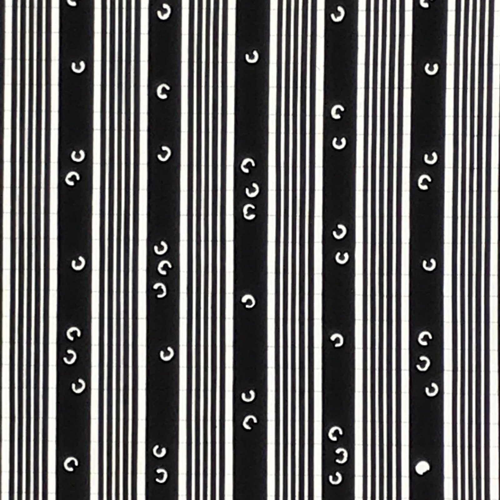 Antique Japanese Katagami Paper Kimono Stencil Katazome Vertical Stripes A884