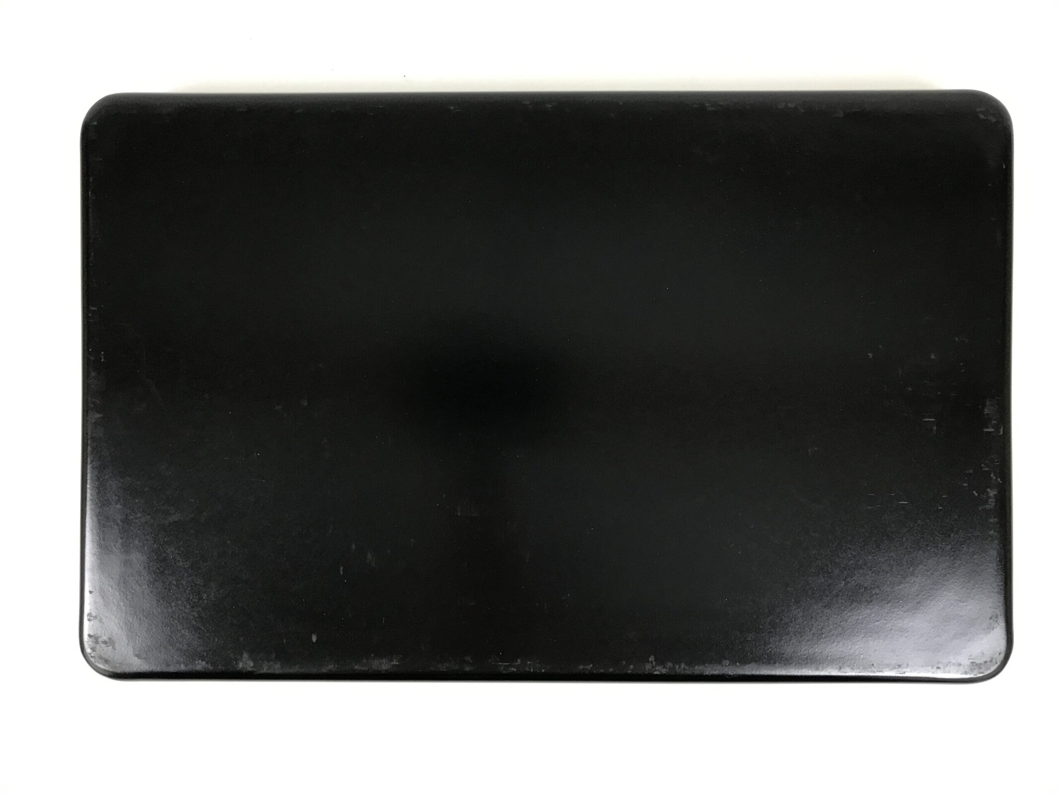 Japanese Resin Lacquer Replica Serving Tray Obon Rectangle Black Red Peony L591 - Image 5