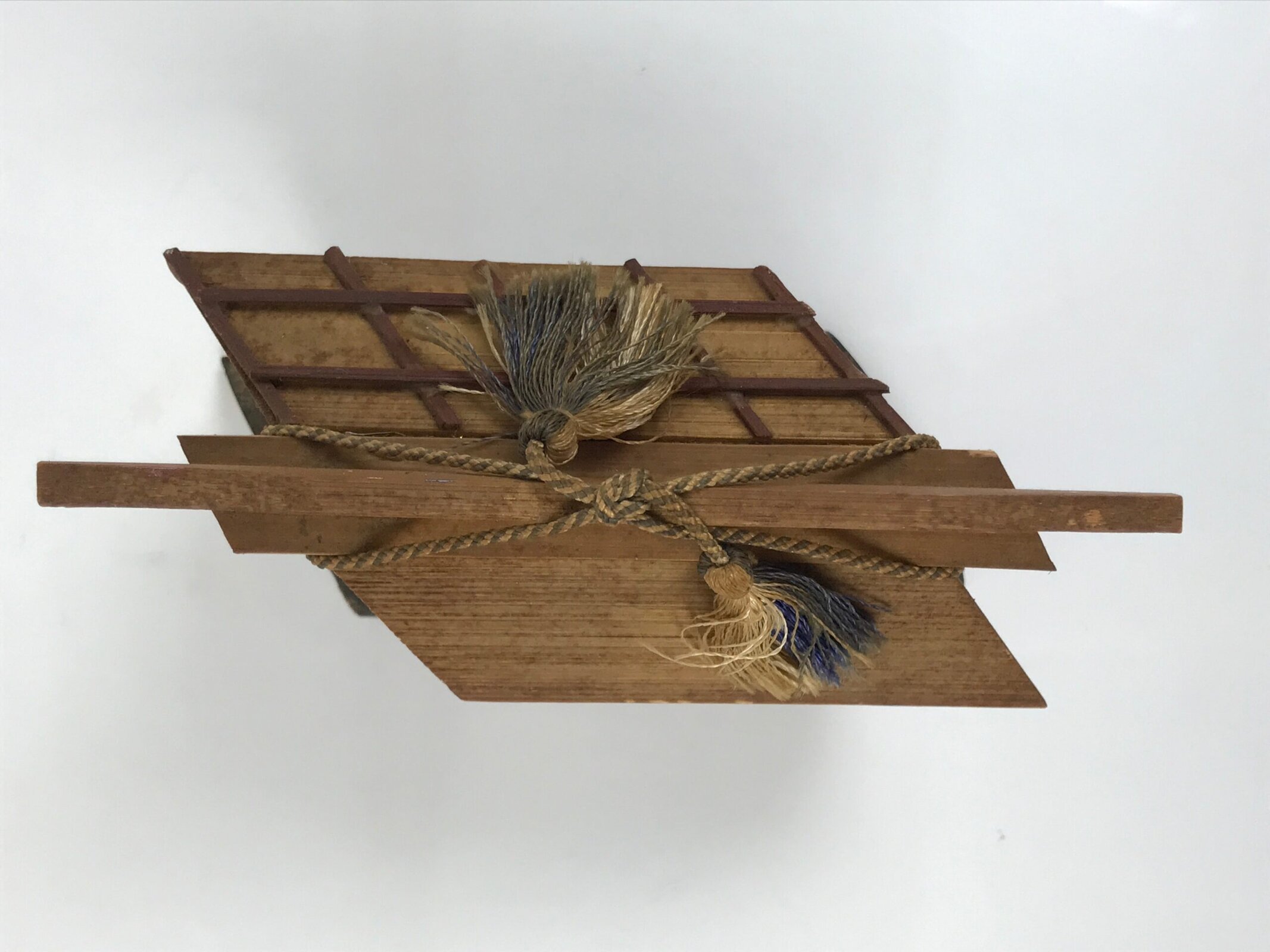 Japanese Bamboo Kokeshi Doll Vtg Kimono Figurine Palanquin Komagatake KF828