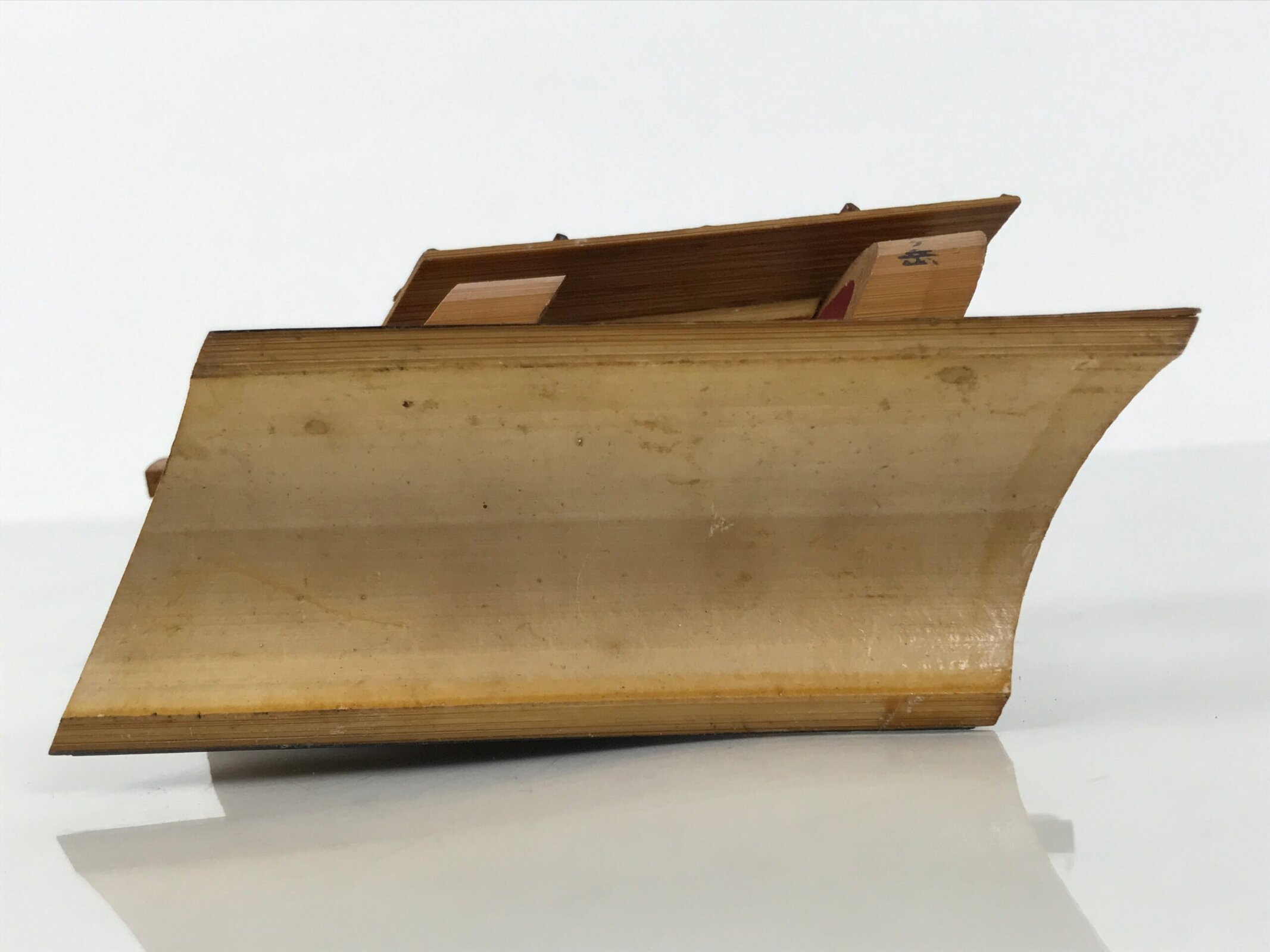 Japanese Bamboo Kokeshi Doll Vtg Kimono Figurine Palanquin Komagatake KF828