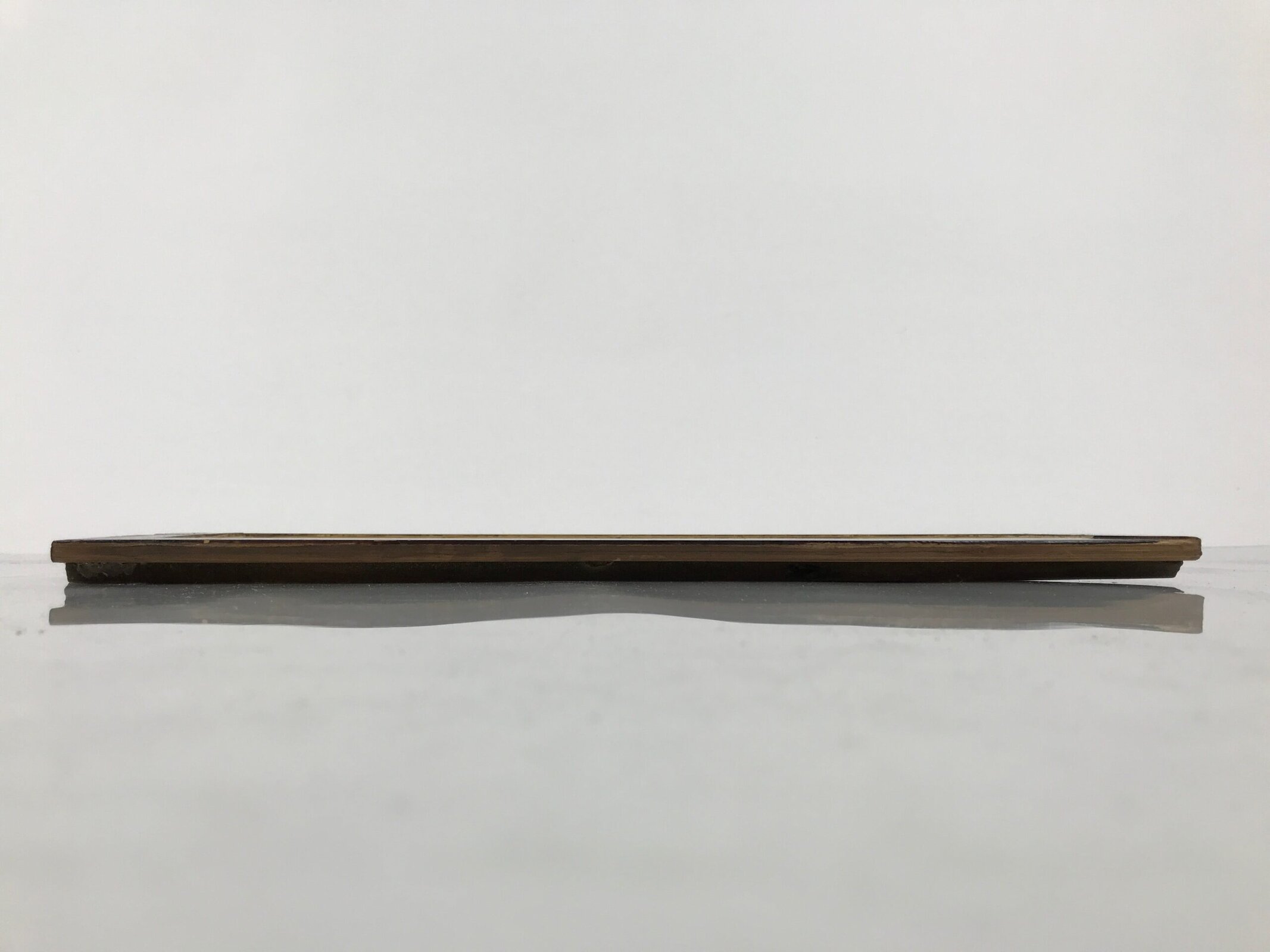 Japanese Buddhist Altar Lacquer Wood Panel Butsudan Spare Part Gold Black BP14