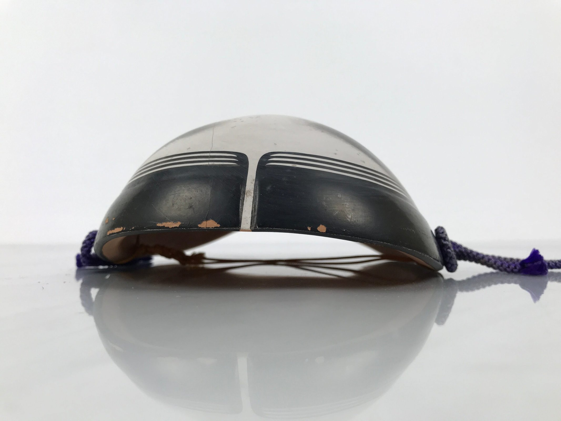 Japanese Ceramic Noh Mask Koomote Young Woman Vtg Nohmen Girl Kagura Dance OM106