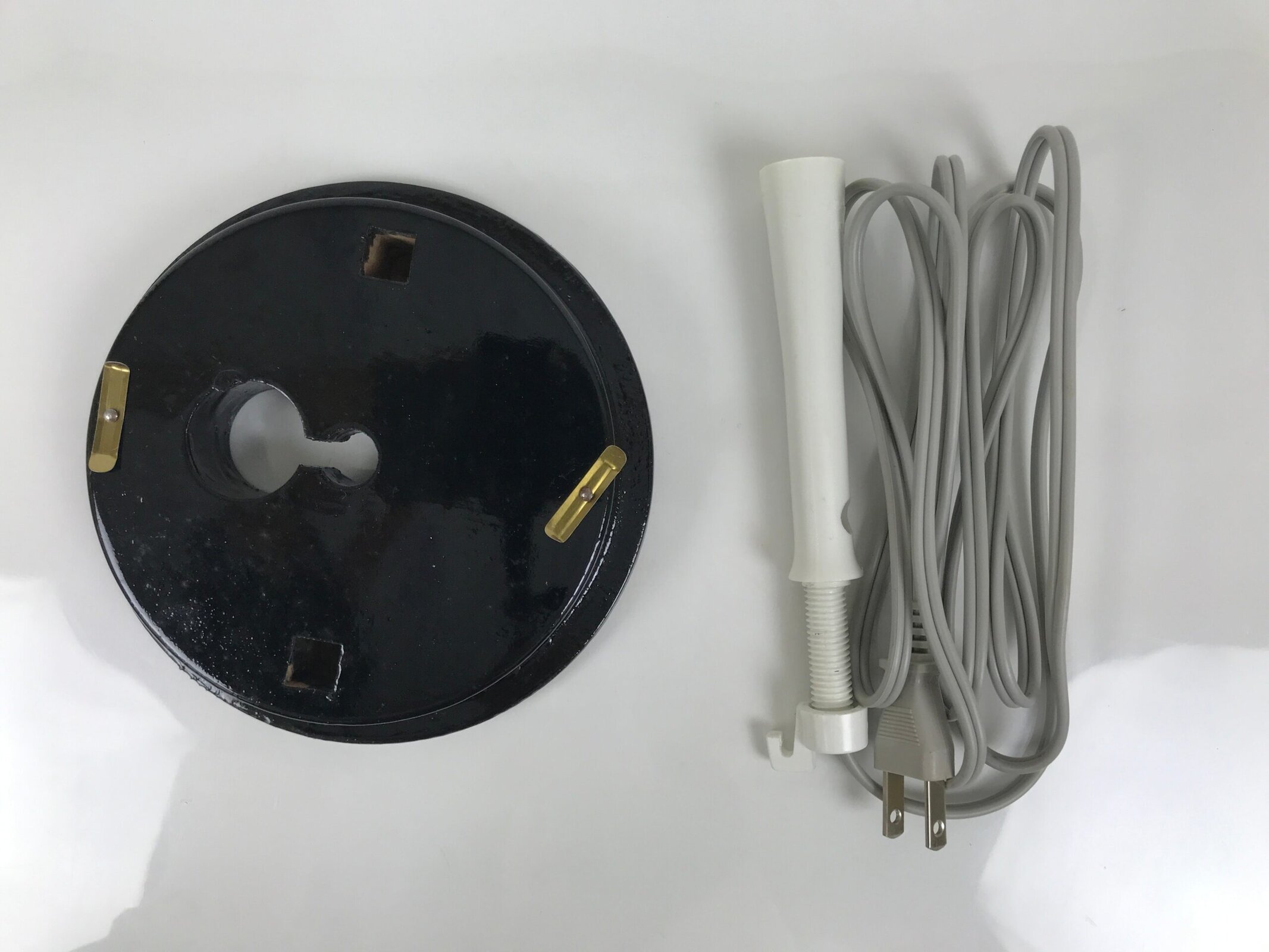 Japanese Electric Gifu Lantern 3 Legs Stand Vtg Obon Flowers Green Decor LT111