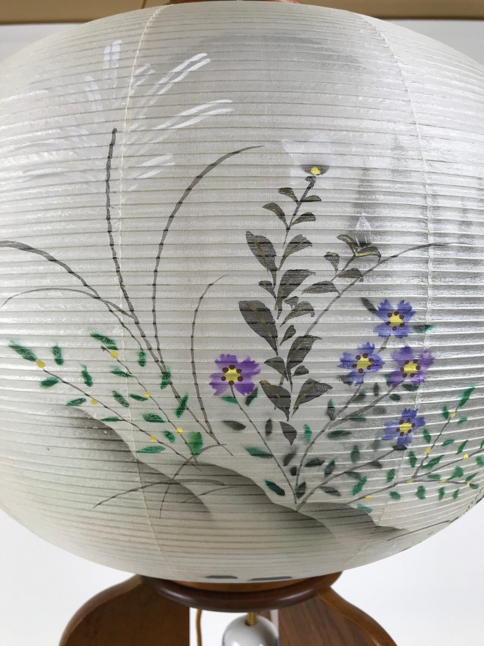 Japanese Electric Gifu Lantern 3 Legs Stand Vtg Obon Flowers Pagoda Decor LT112