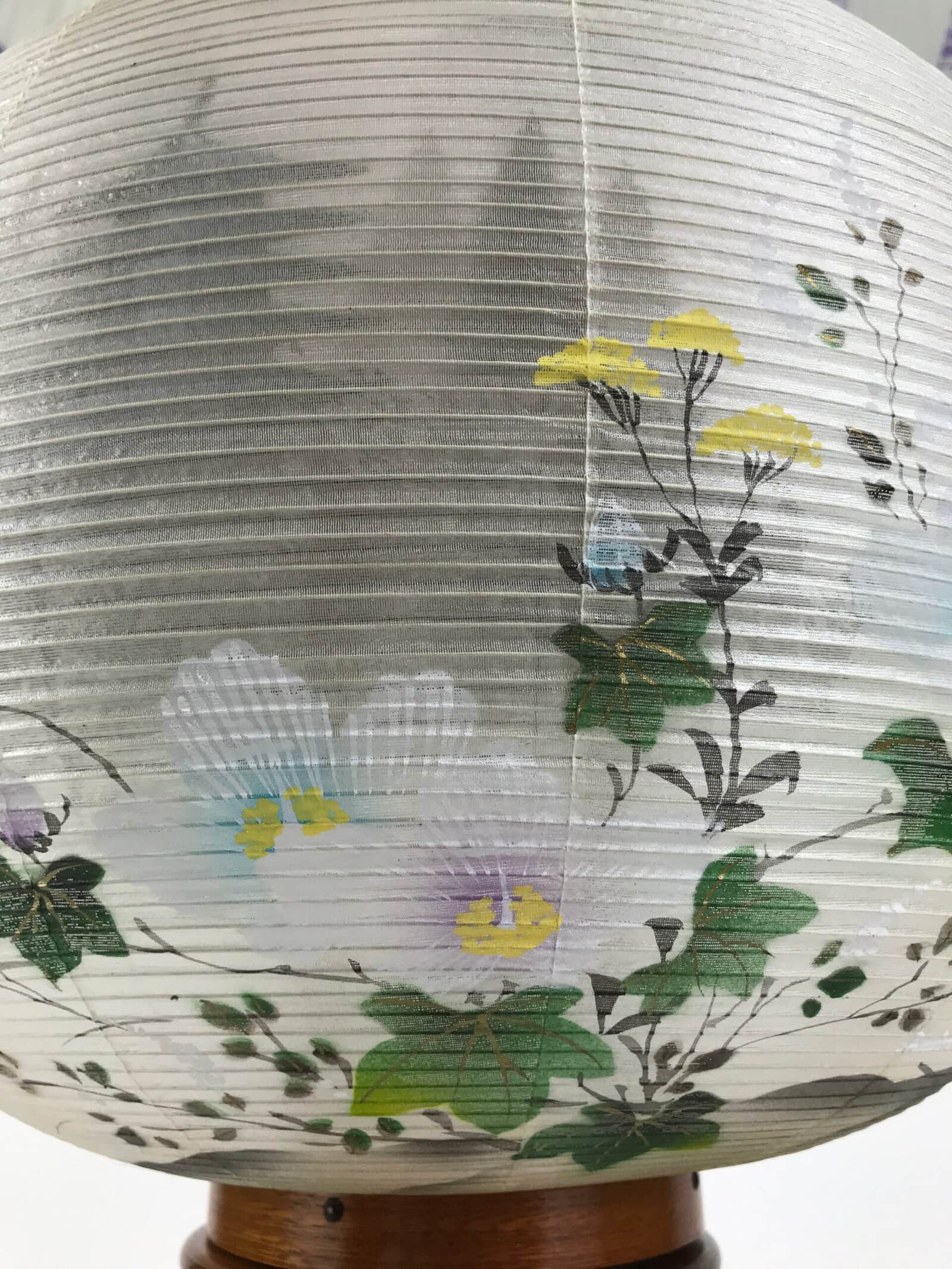 Japanese Electric Gifu Lantern 3 Legs Stand Vtg Obon Flowers Pagoda Decor LT112