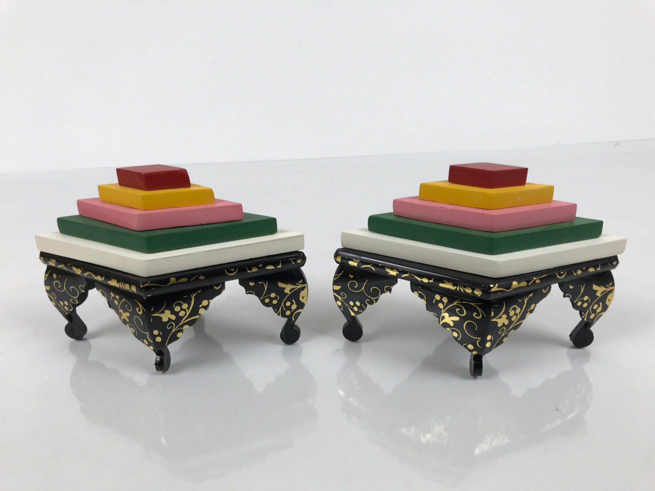 Japanese Hina Doll Accessory Set Offering Table Mochi Girls Day Ohinasama ID675