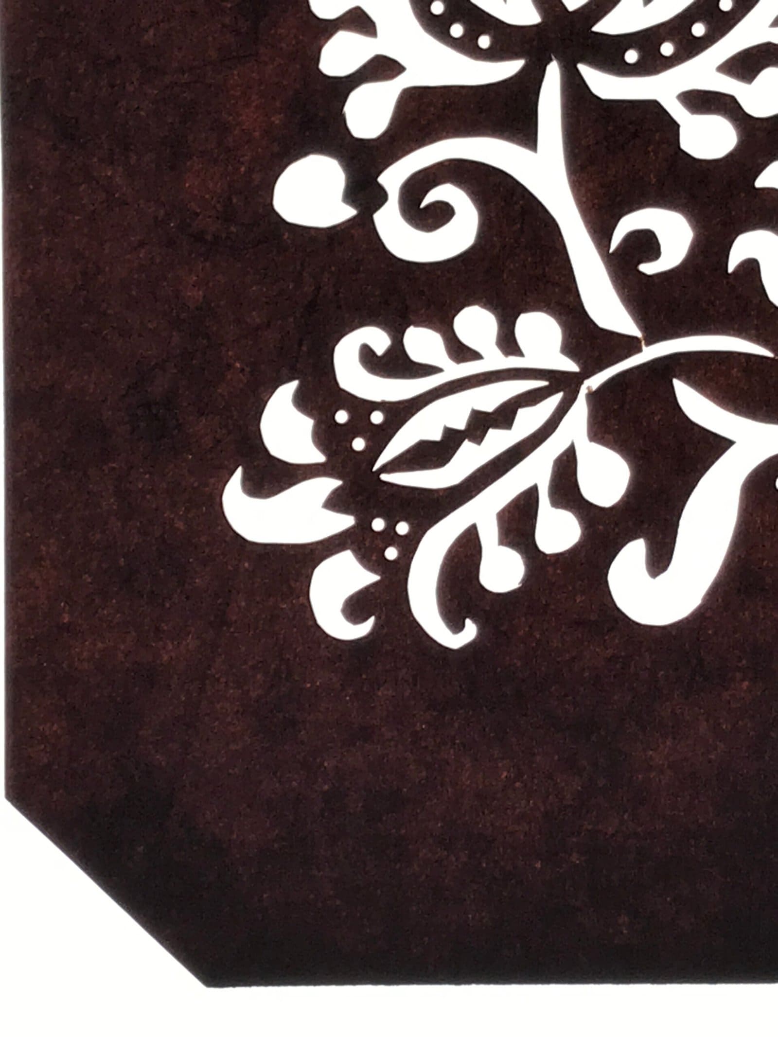 Japanese Katagami Paper Kimono Stencil Vtg Katazome Plants Floral Design A888