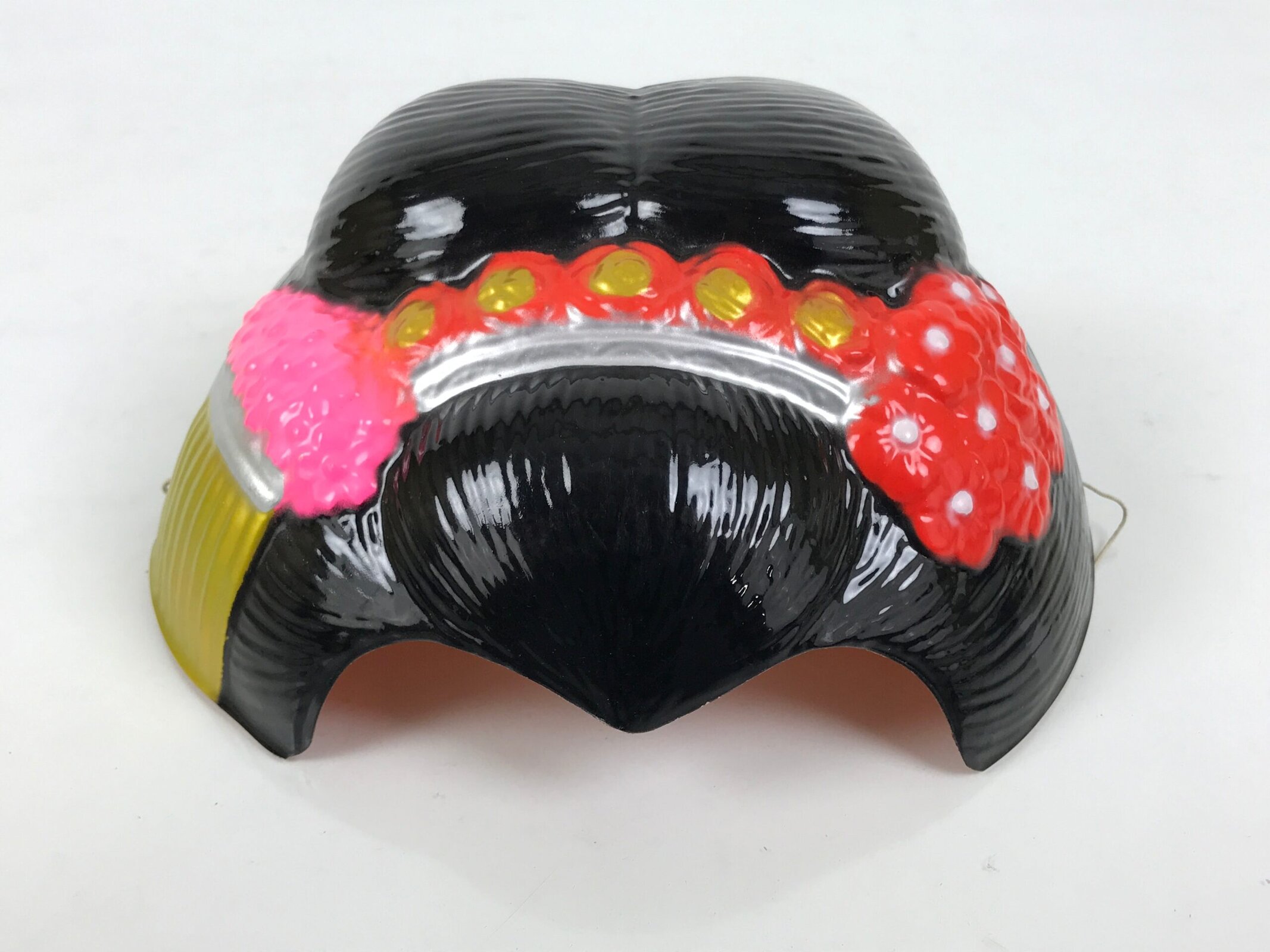 Japanese Resin Children's Costume Young Woman Wig Maiko Geisha Vtg Katsura OM100