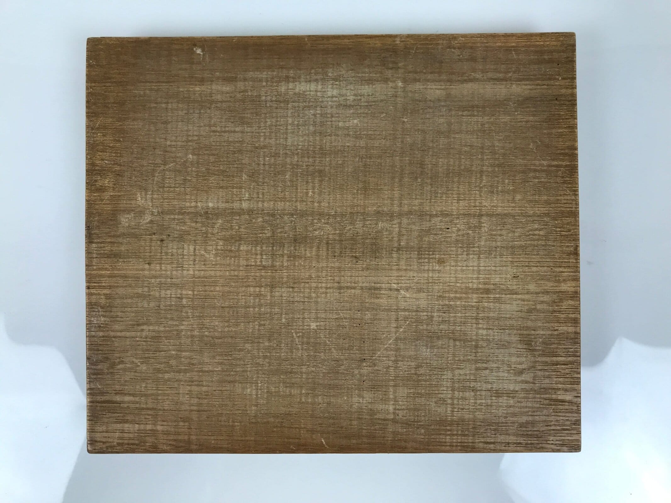 Japanese Wooden Flower Vase Stand Vtg Kadai Board Ikebana Bonsai Brown WT592