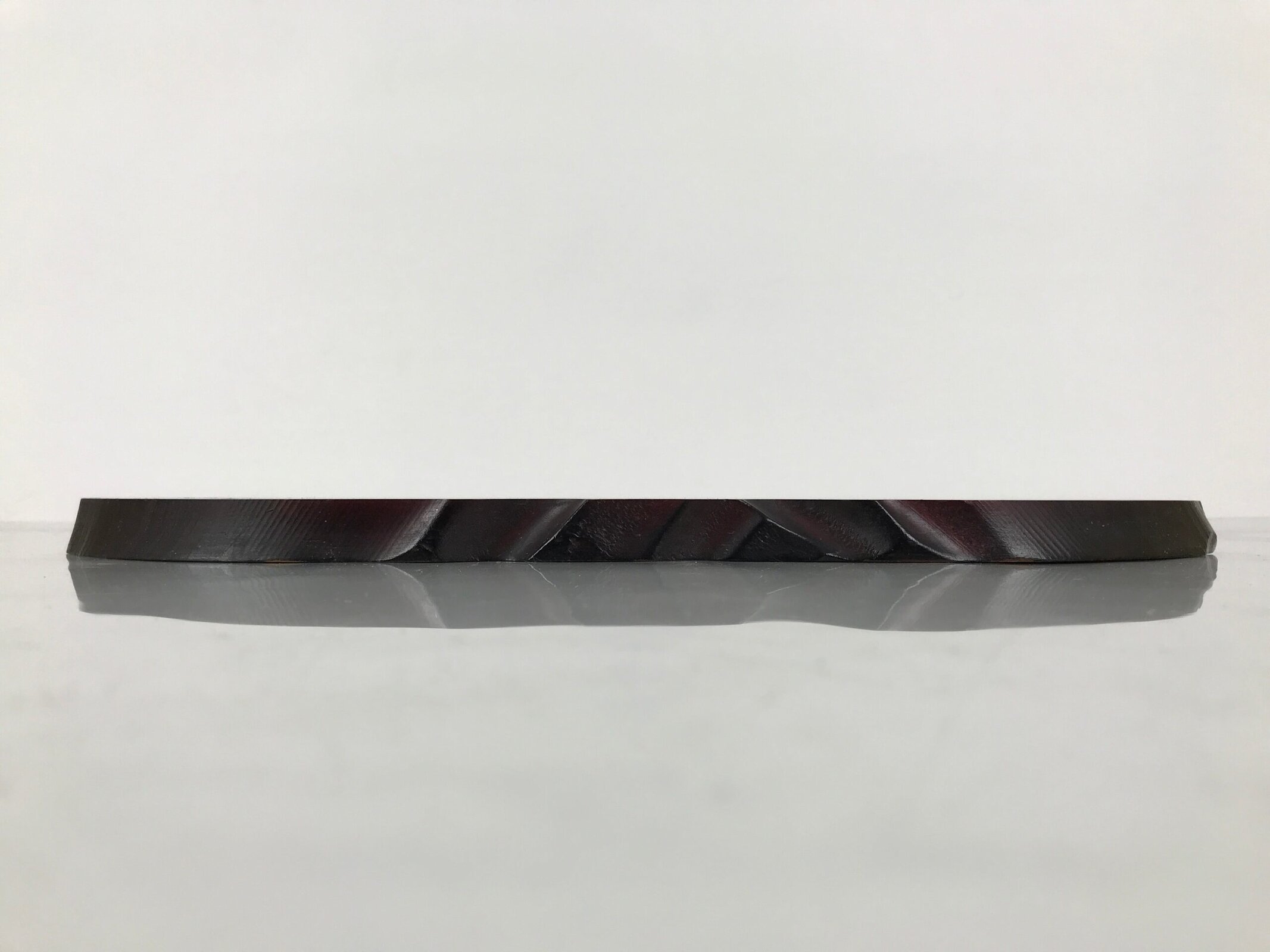 Japanese Wooden Flower Vase Stand Vtg Unique Kadai Board Ikebana Bonsai WT602