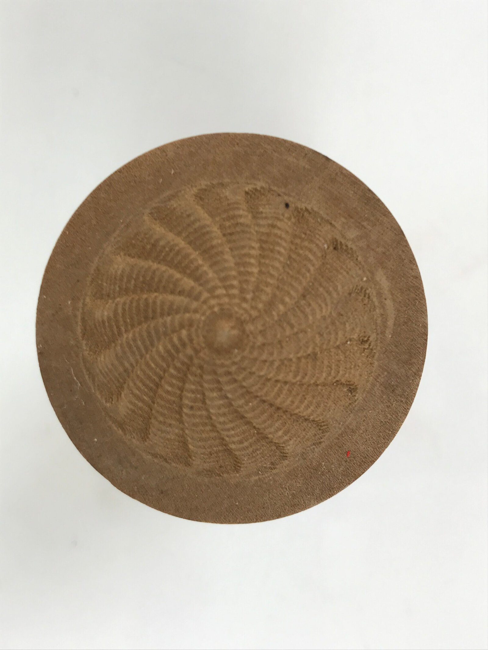 Japanese Wooden Kokeshi Doll Vtg Figurine Wobbly Head Hat Kyoto Pagoda KF815