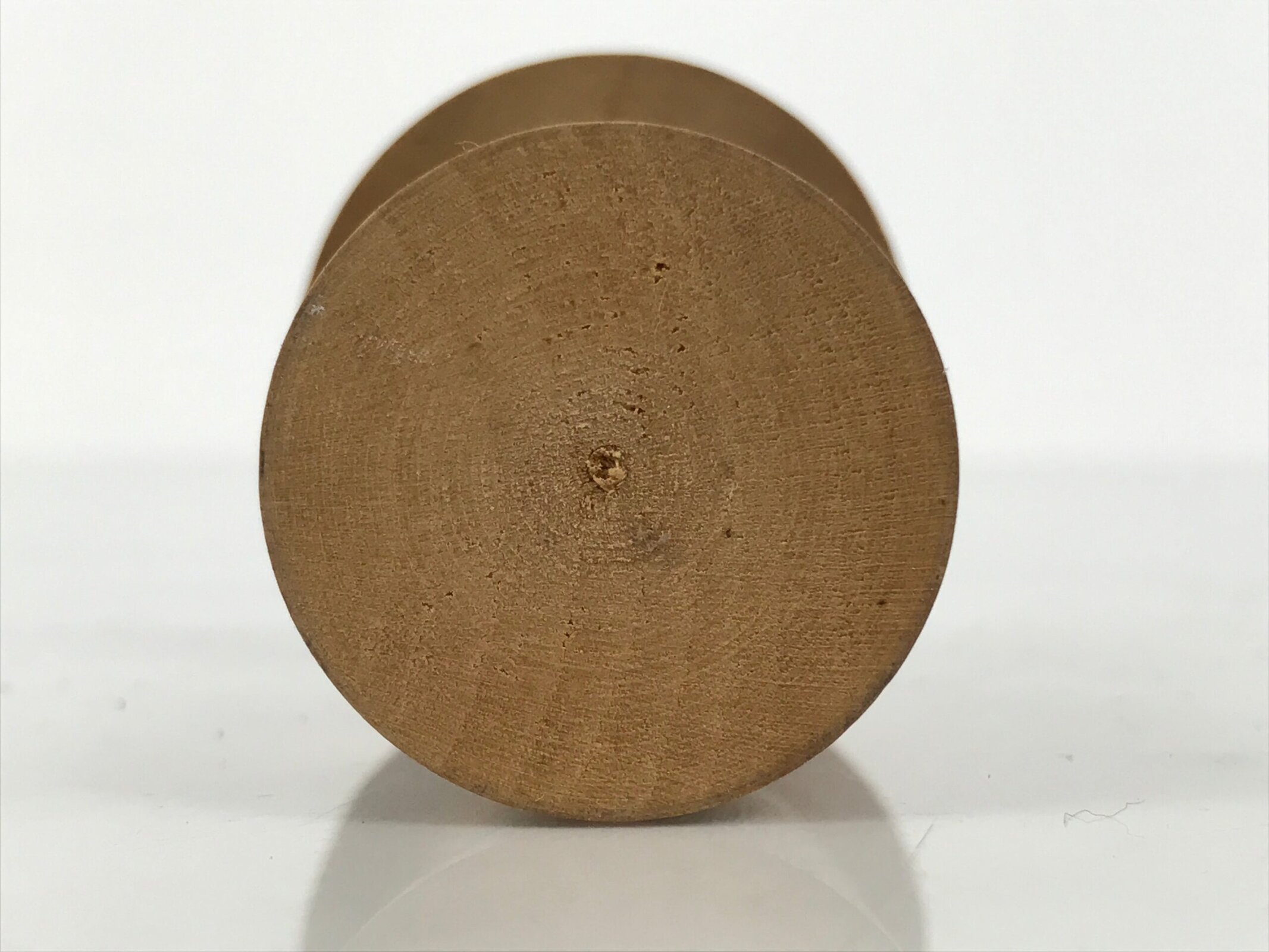 Japanese Wooden Kokeshi Doll Vtg Figurine Wobbly Head Hat Kyoto Pagoda KF815