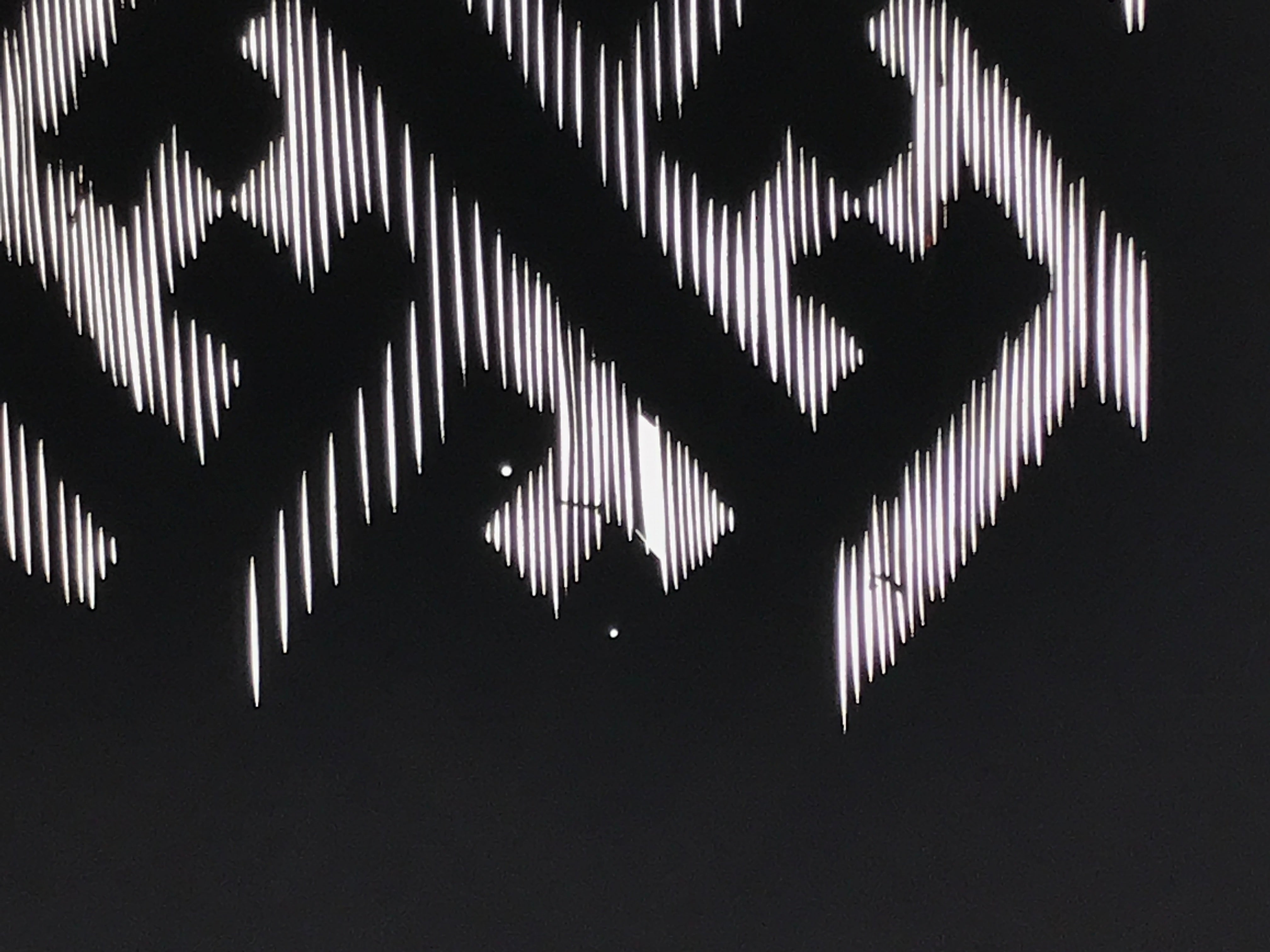 Antique Japanese Katagami Kimono Paper Stencil Buddhist Sayagata Pattern 4Y661