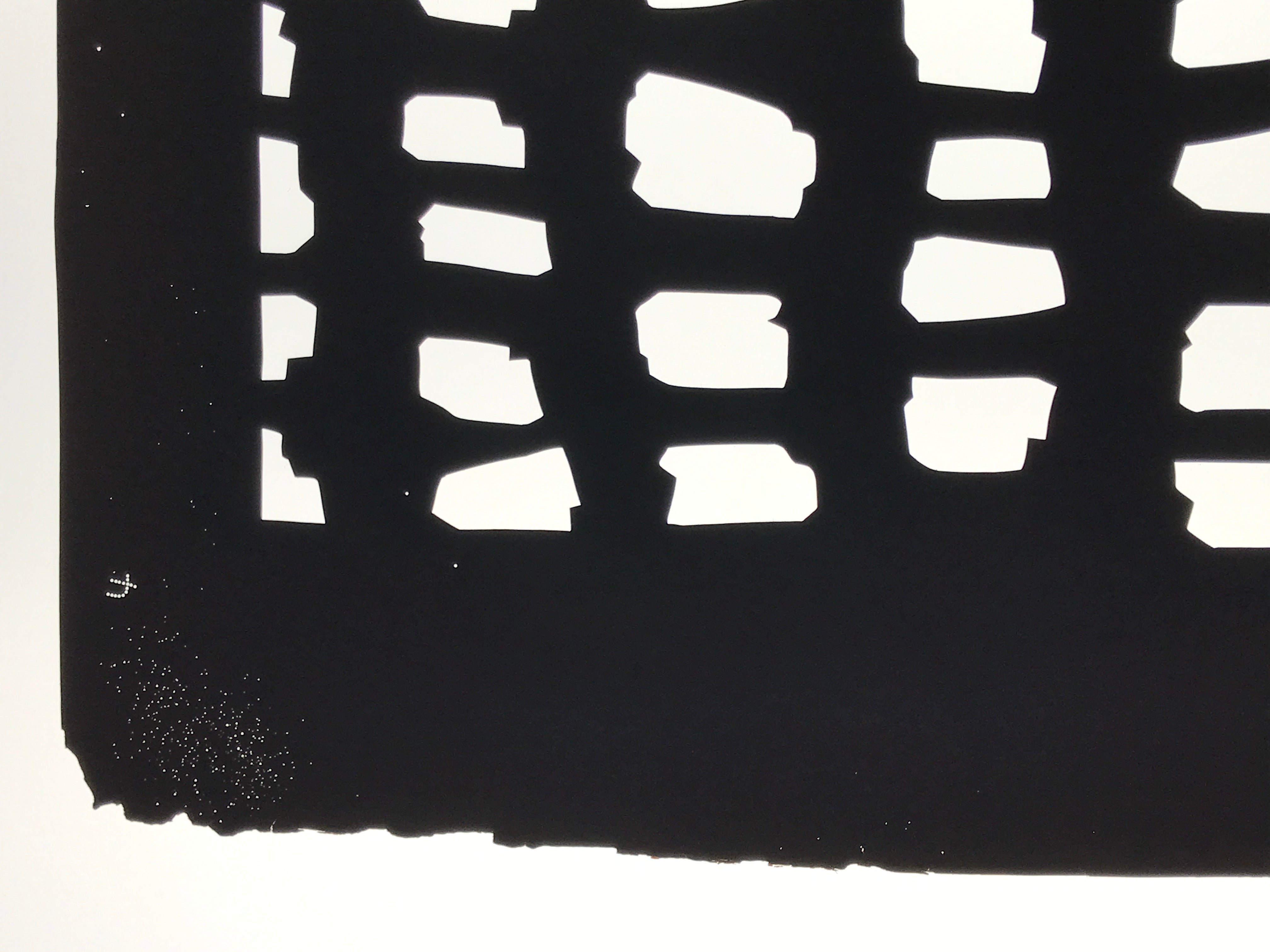 Antique Japanese Katagami Kimono Paper Stencil Katazome Abstract Blocks 4Y677