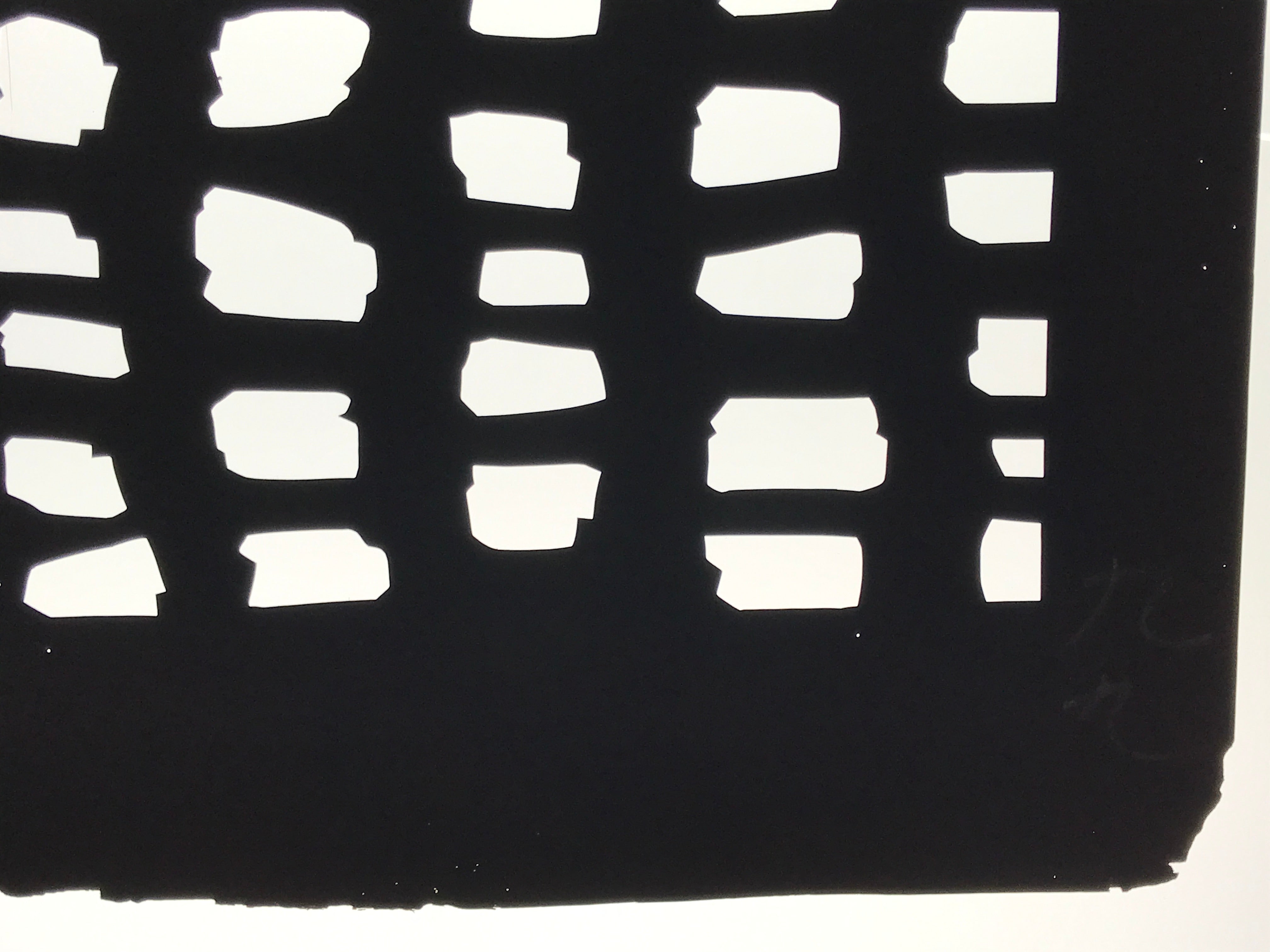 Antique Japanese Katagami Kimono Paper Stencil Katazome Abstract Blocks 4Y677