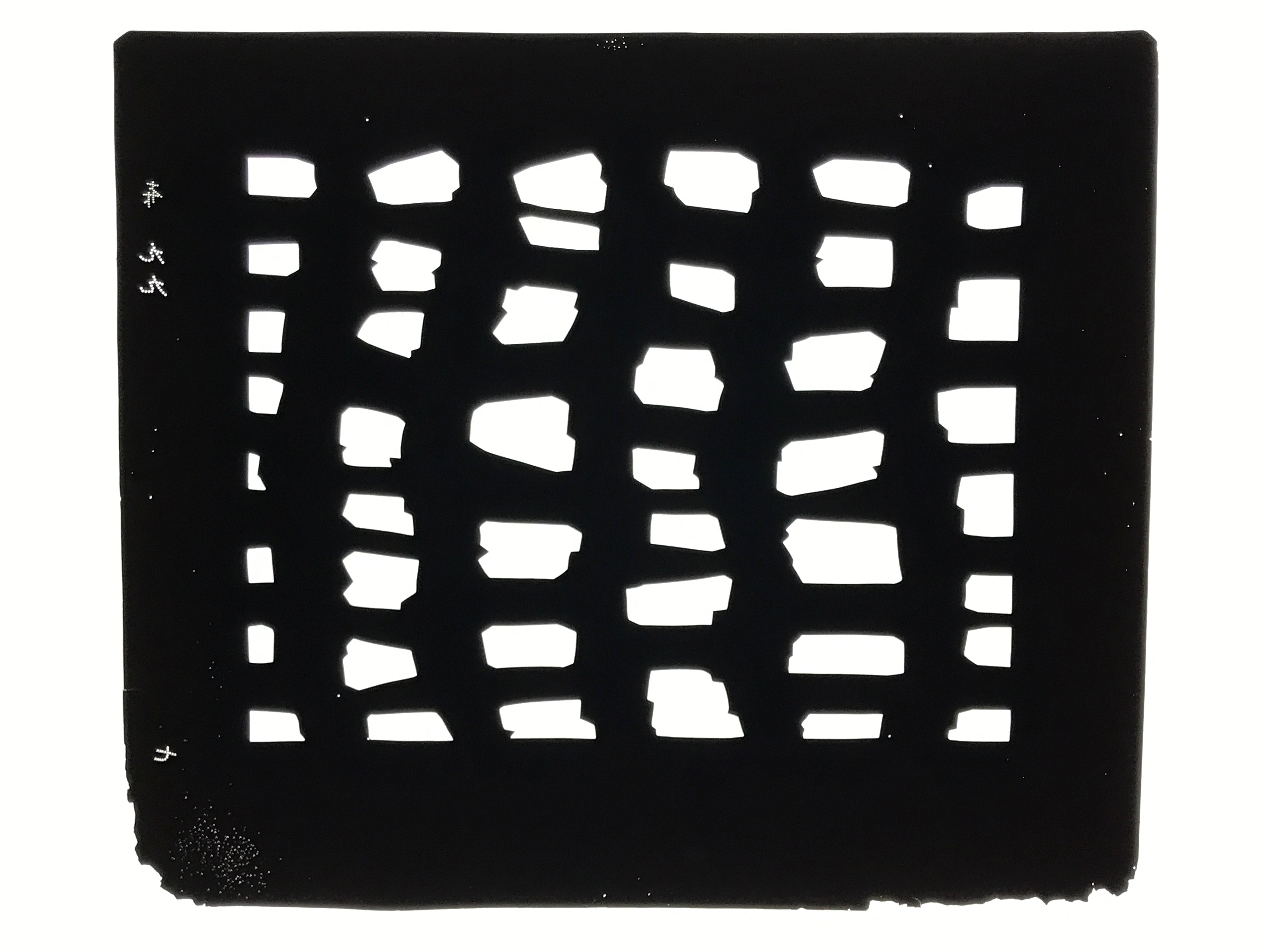 Antique Japanese Katagami Kimono Paper Stencil Katazome Abstract Blocks 4Y678