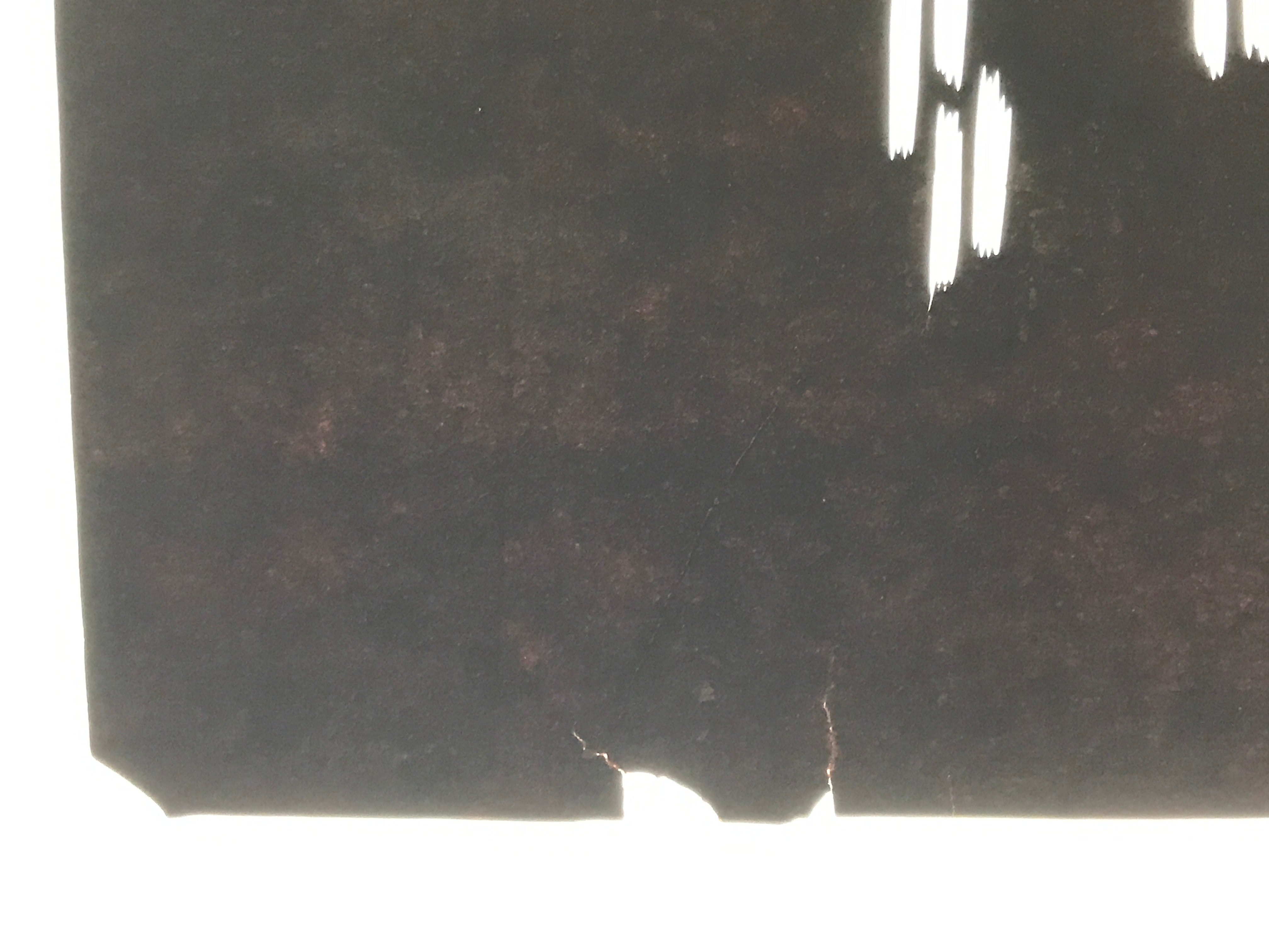 Antique Japanese Katagami Kimono Paper Stencil Katazome Dash Line Pattern 4Y692