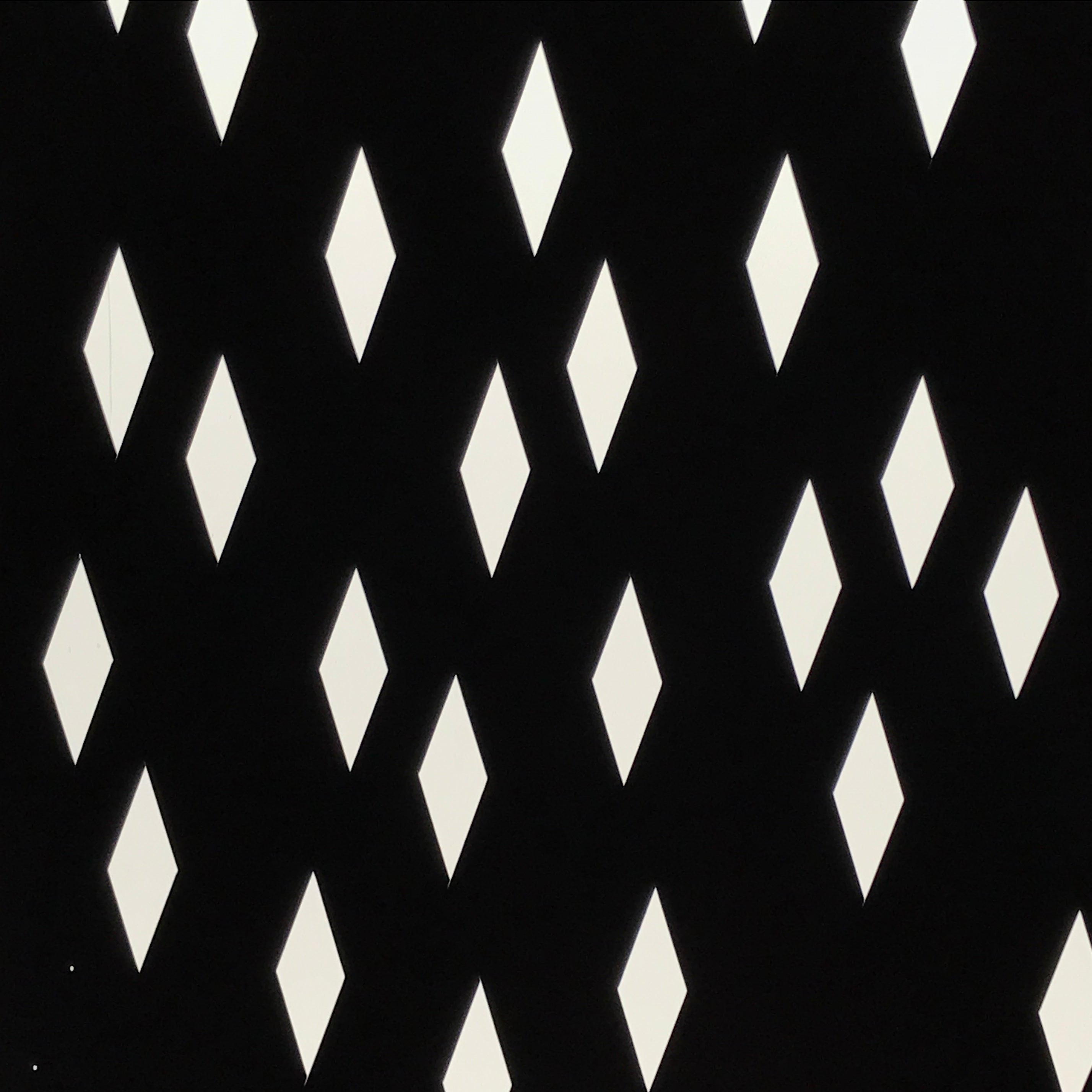 Antique Japanese Katagami Kimono Paper Stencil Katazome Diamond Pattern 4Y674