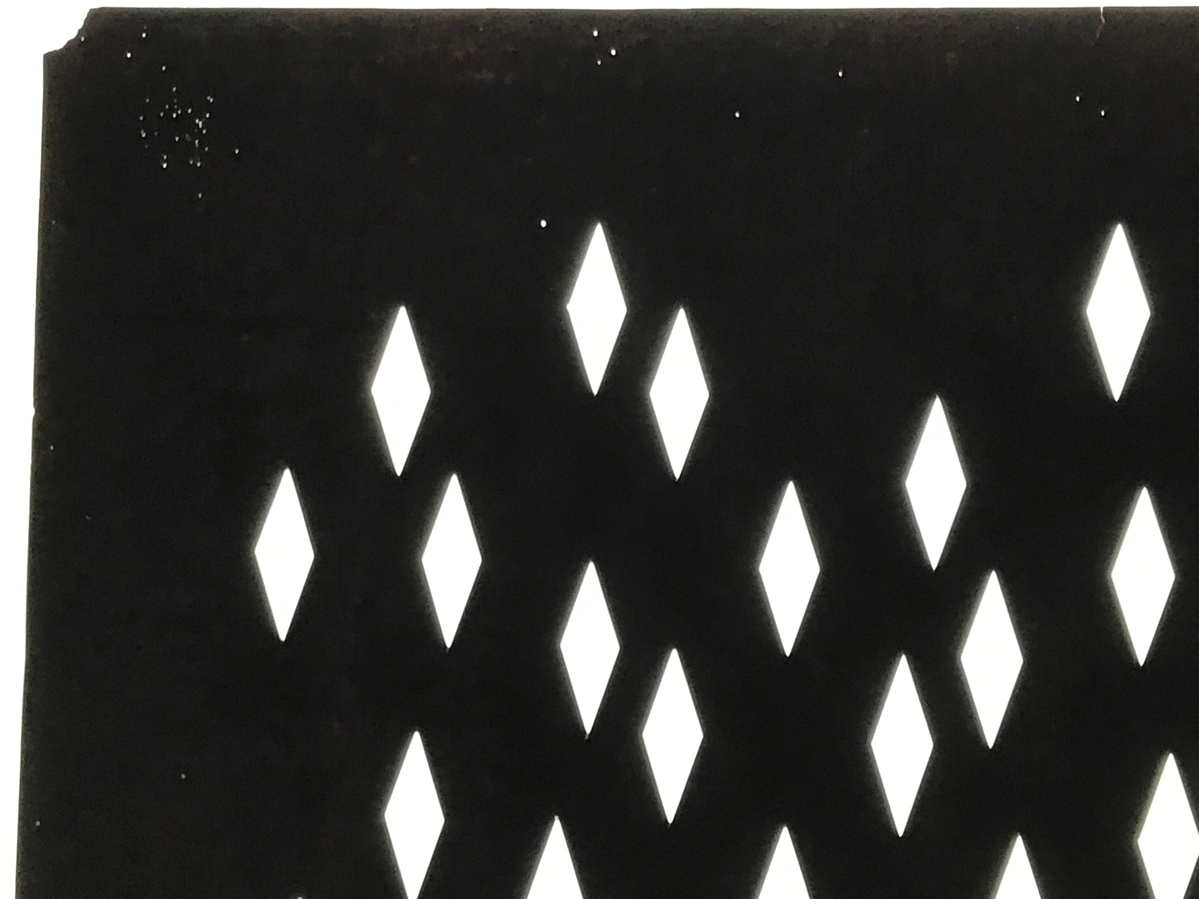 Antique Japanese Katagami Kimono Paper Stencil Katazome Diamond Pattern 4Y674